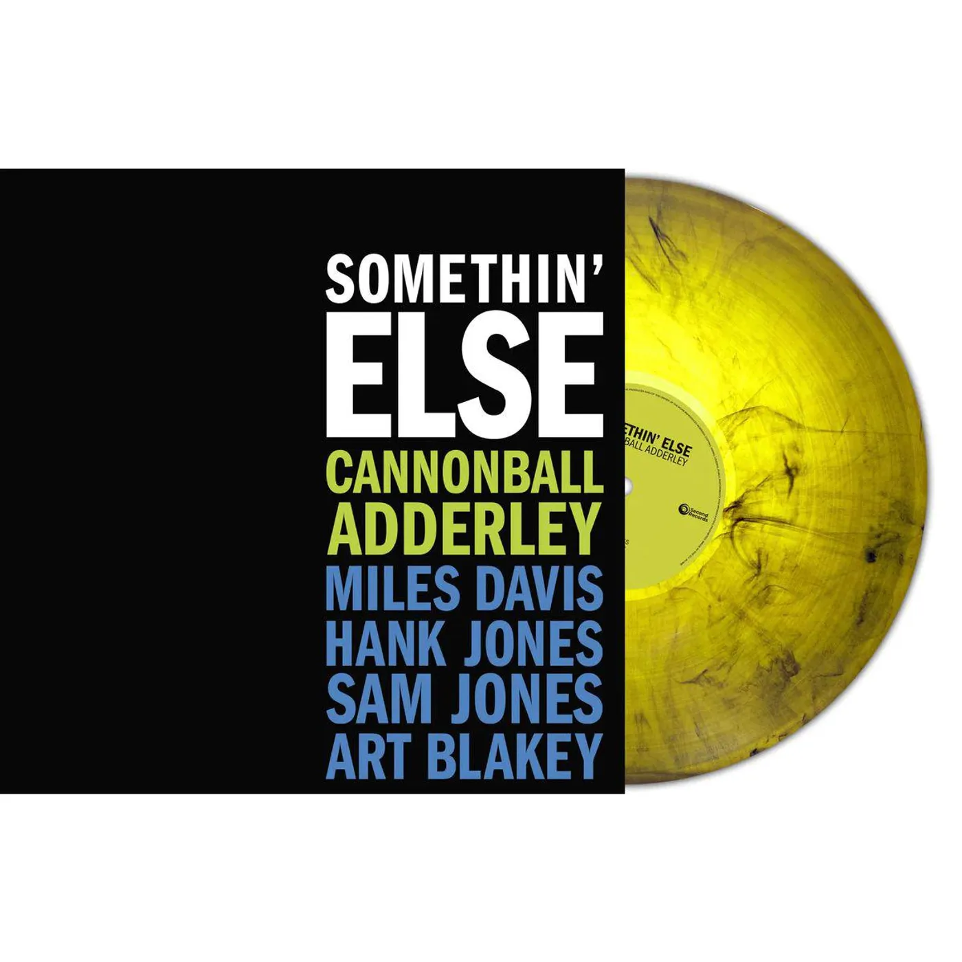 Cannonball Adderley Somethin' Else (Yellow Marble) Vinyl Record
