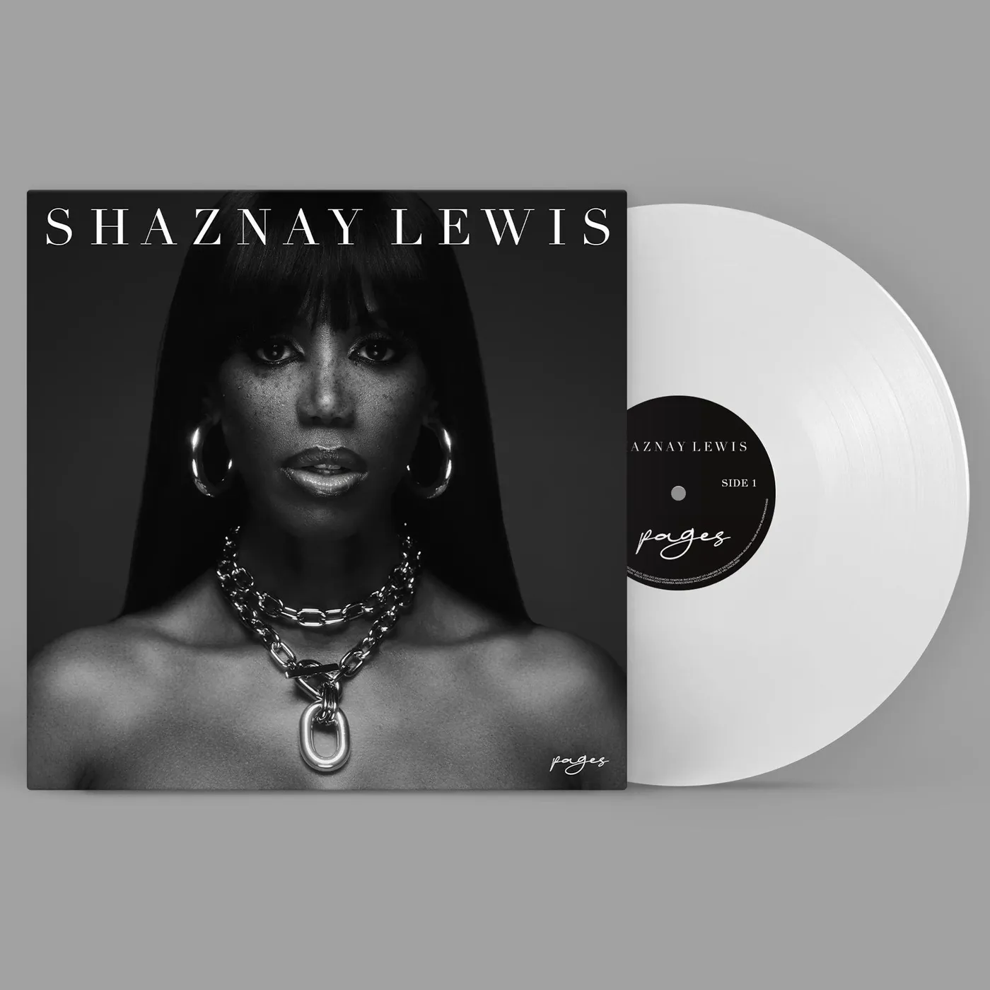 Shaznay Lewis Pages (White Colored) Vinyl Record