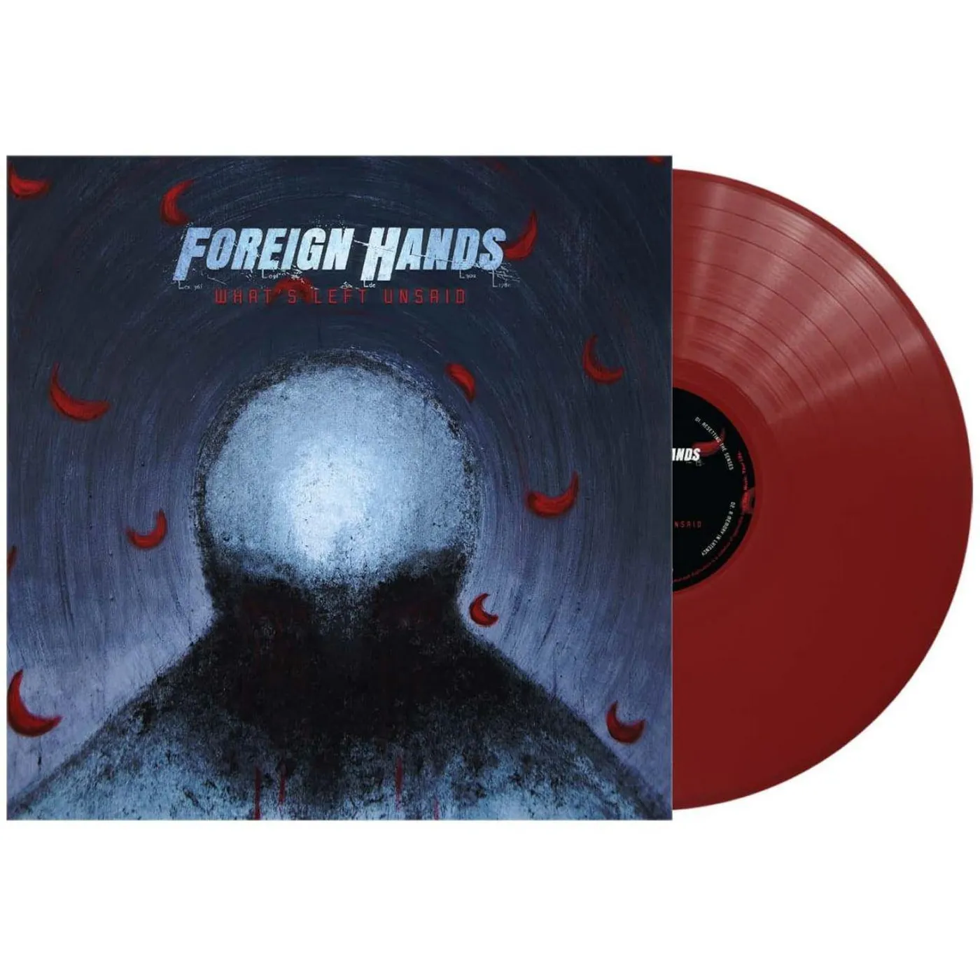 Foreign Hands What's Left Unsaid (Poster/Trans Ruby) Vinyl Record