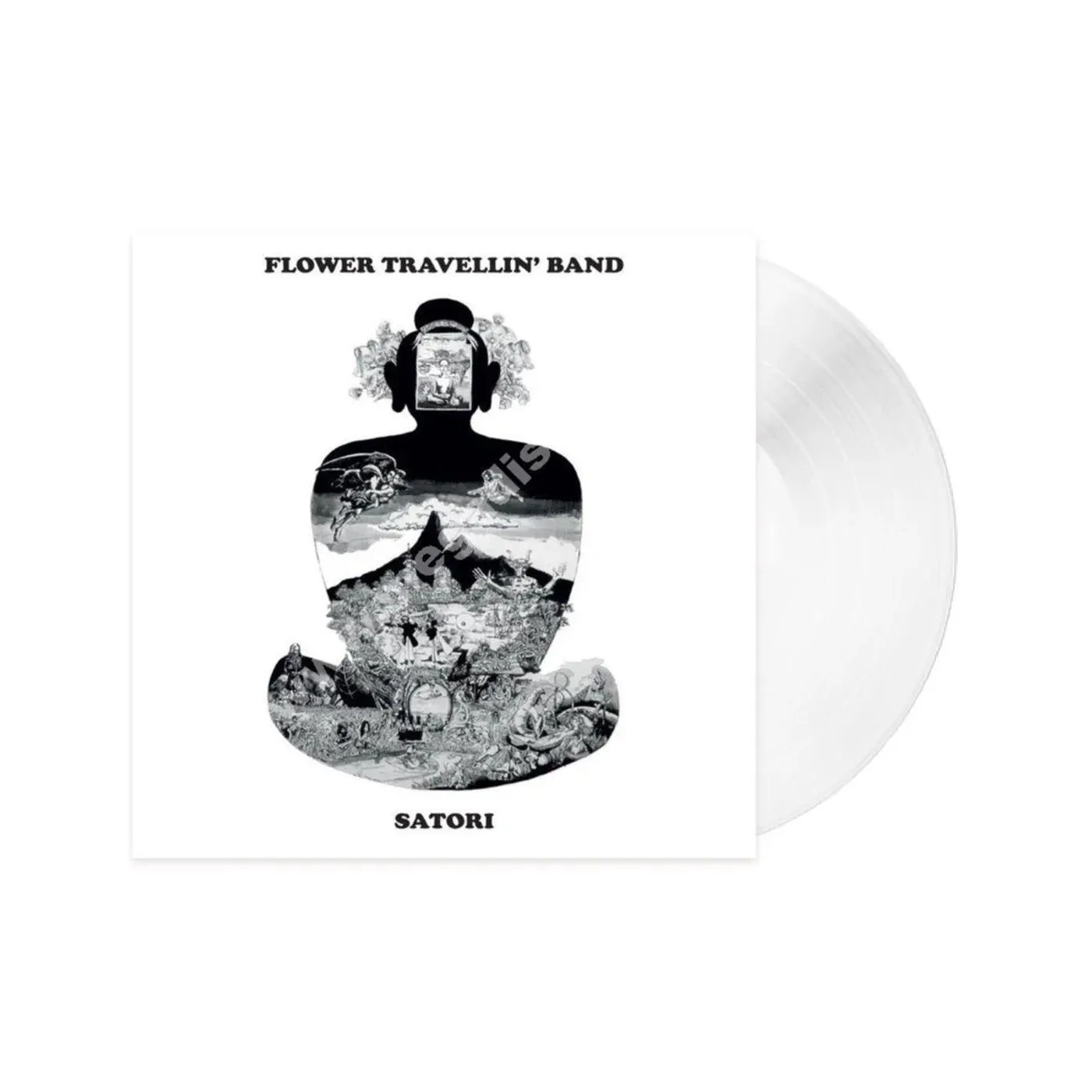 Flower Travellin' Band Satori (White) Vinyl Record