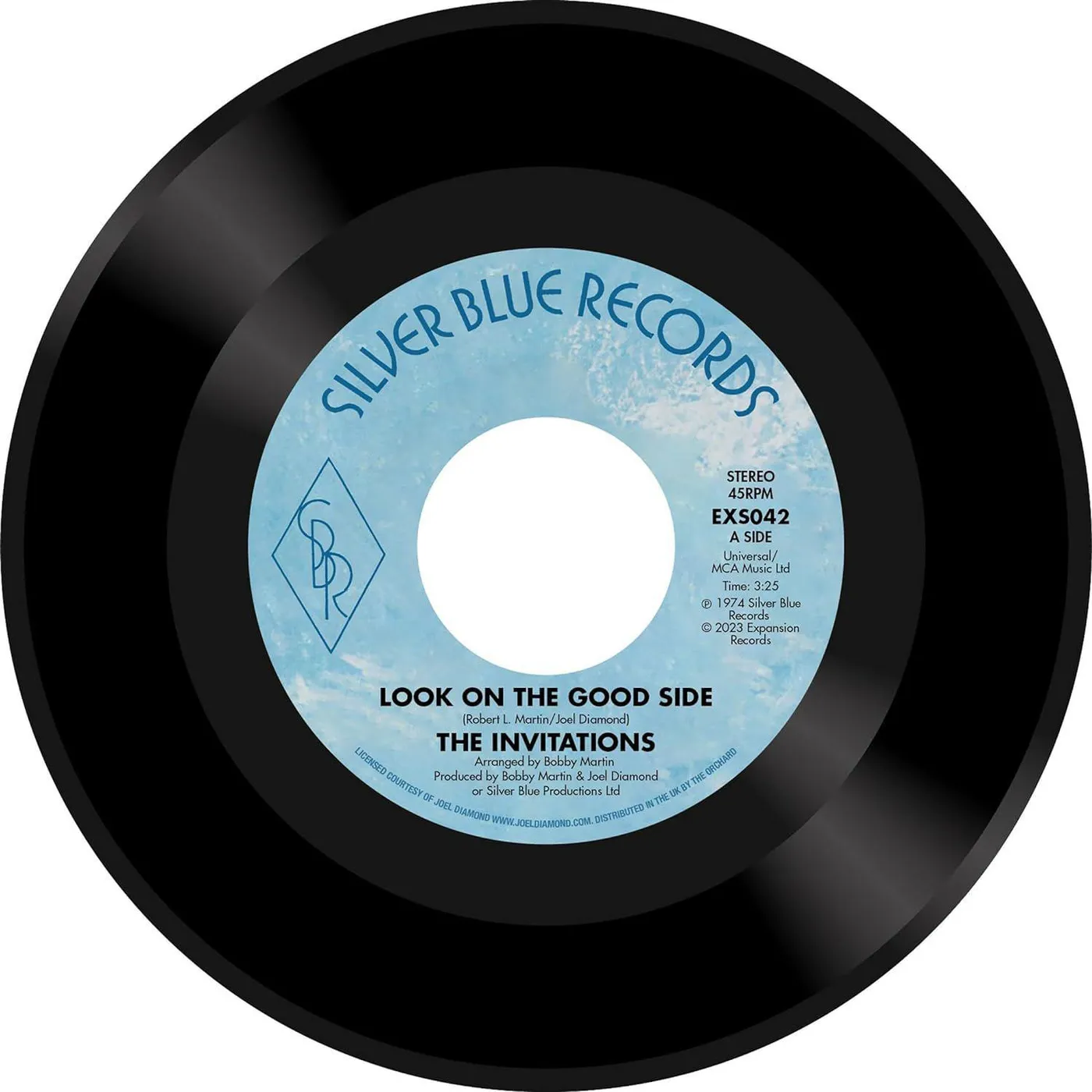 The Invitations Look On The Good Side / They Say The Girl's Crazy (7") Vinyl Record