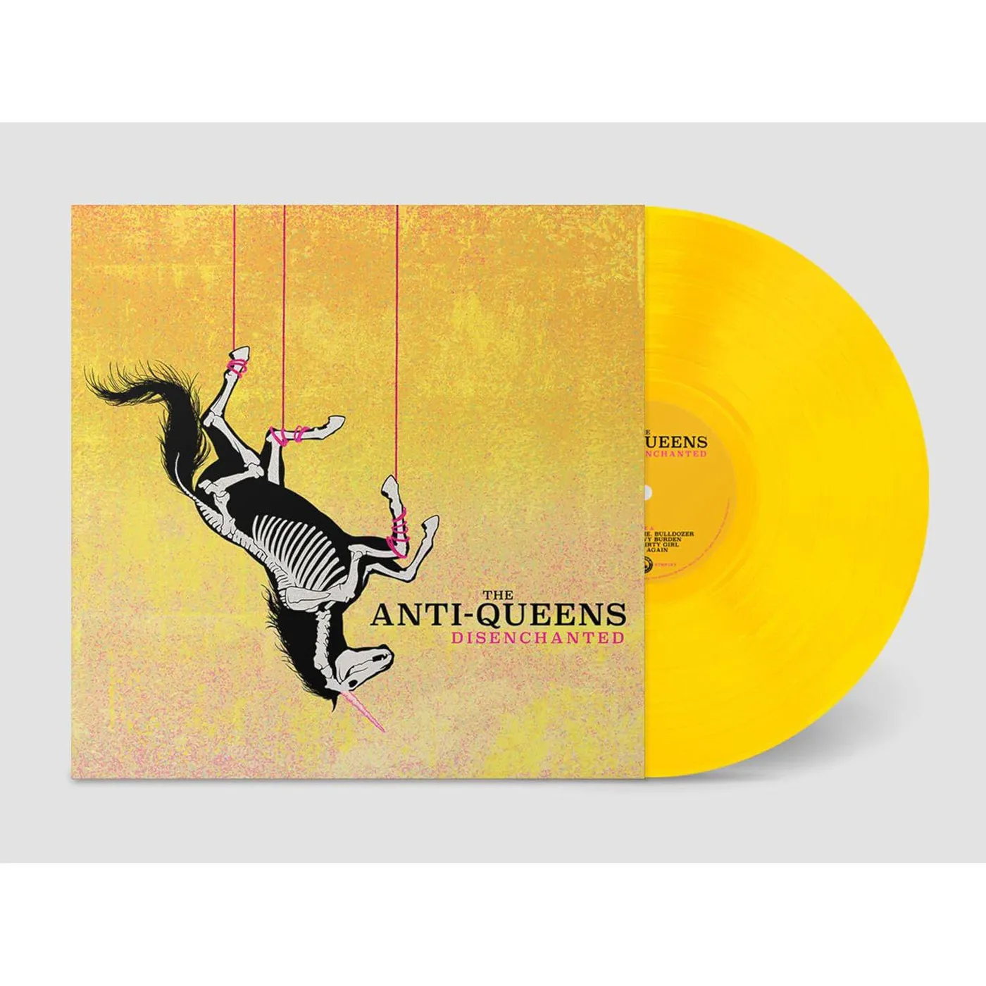The Anti-Queens Disenchanted (Limited 'Yellow Swirly' Colored) Vinyl Record