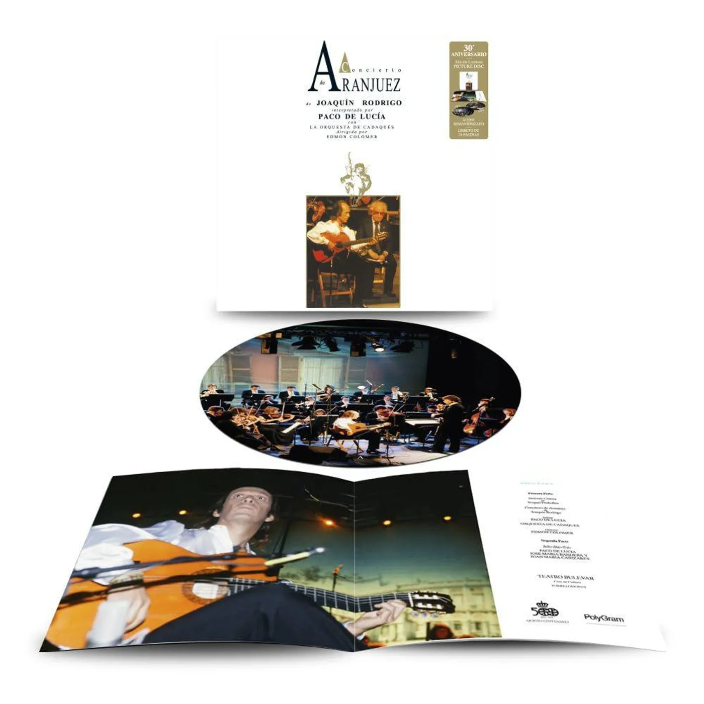 Paco De Lucia Concierto De Aranjuez - 30th Anniversary Vinyl Record
