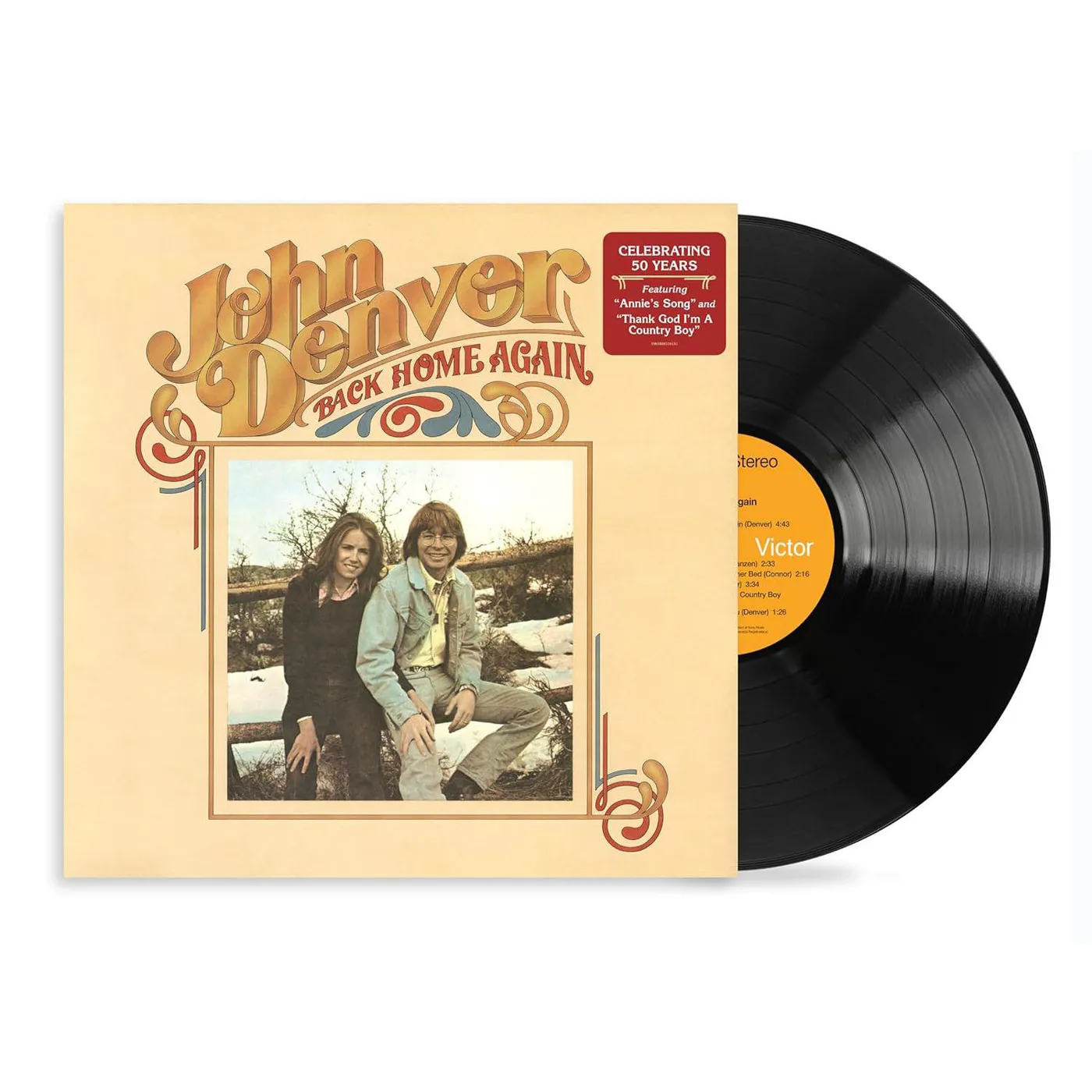 John Denver Back Home Again Vinyl Record