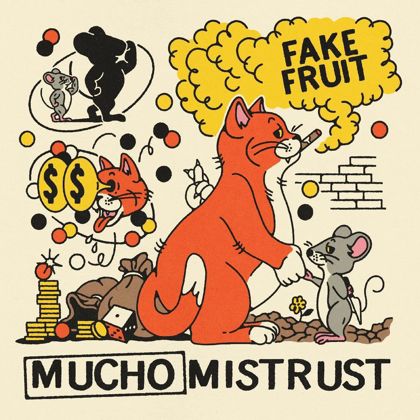 Fake Fruit Mucho Mistrust (Orange) Vinyl Record