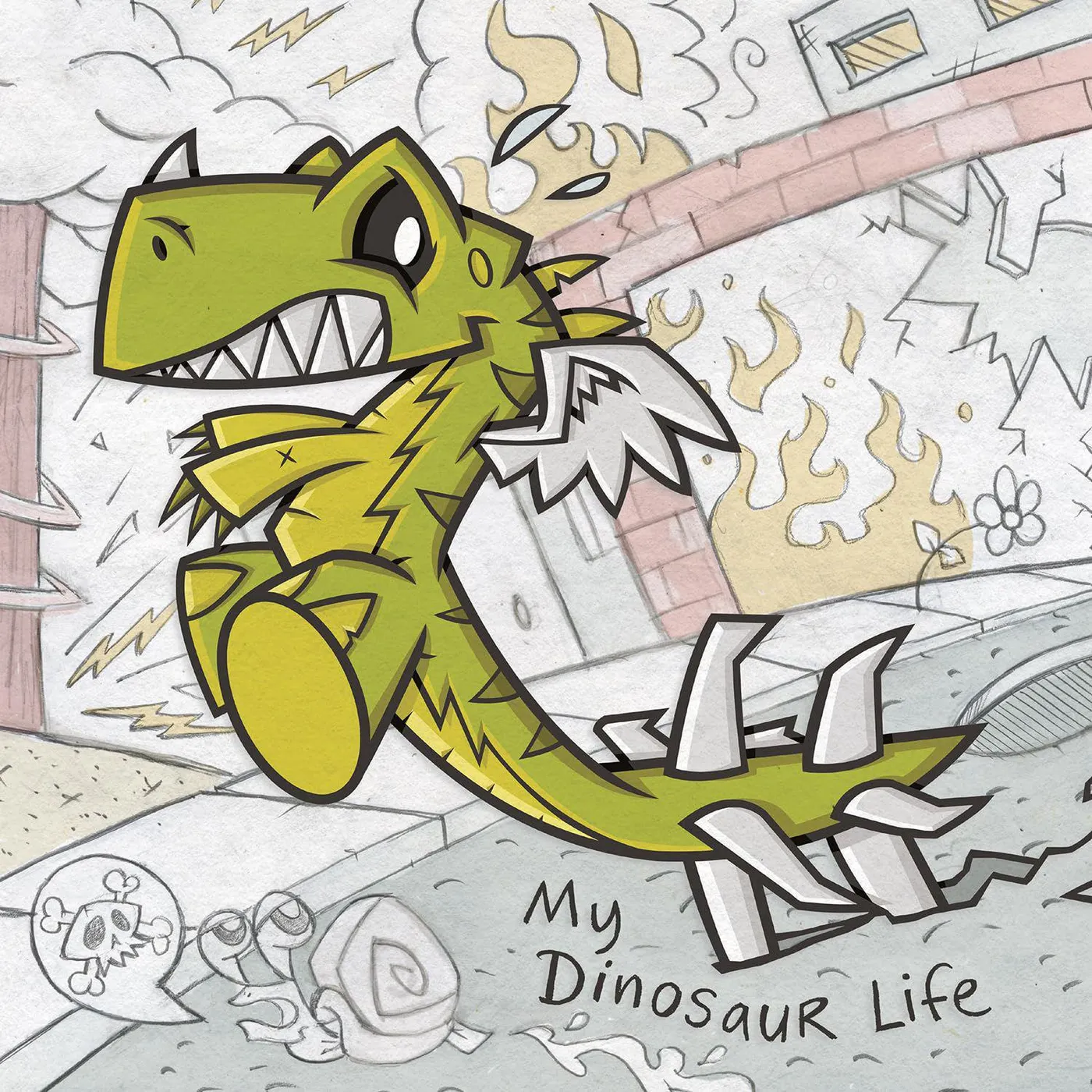 Motion City Soundtrack My Dinosaur Life (Limited/180-Gram/Purple & Red Marble) Vinyl Record