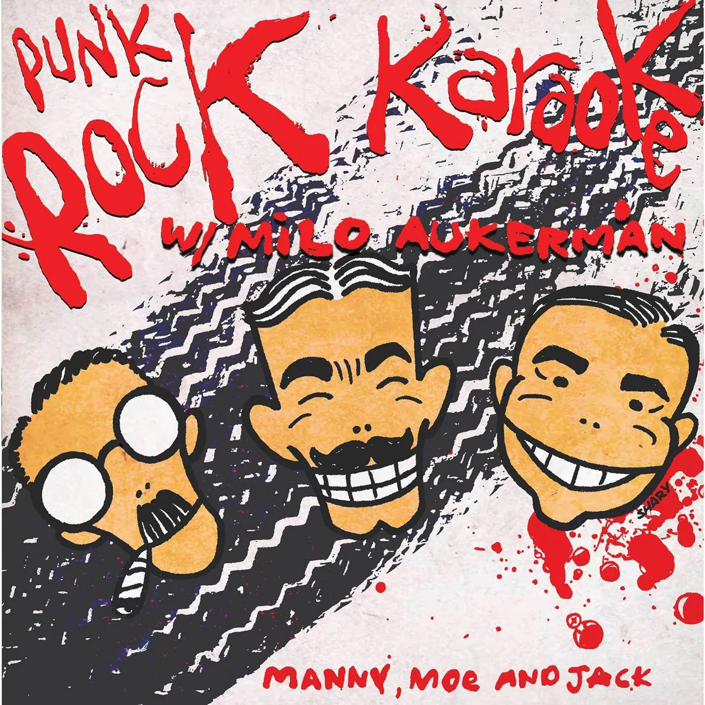 Punk Rock Karaoke / Milo Aukerman Manny Moe & Jack (Red) Vinyl Record