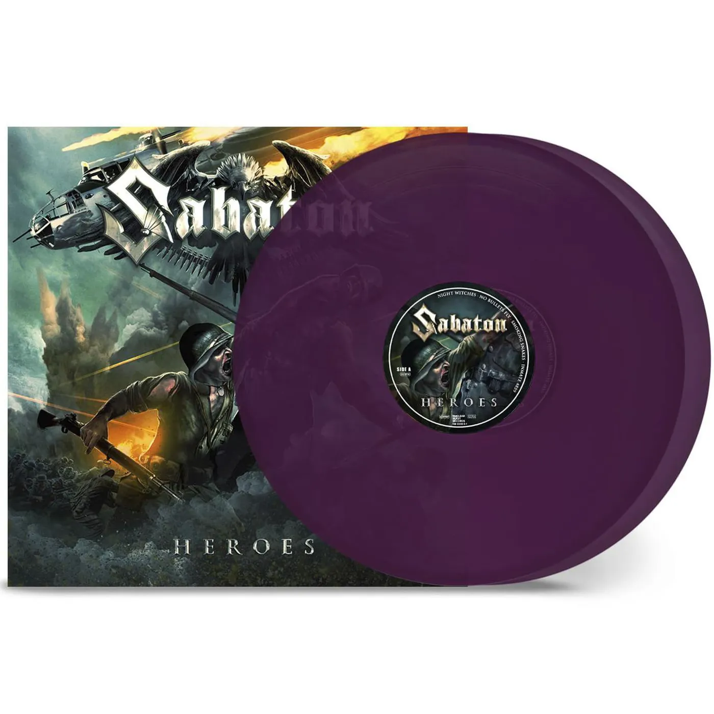 Sabaton Heroes 10th Anniversary (2LP/ Trans Violet) Vinyl Record