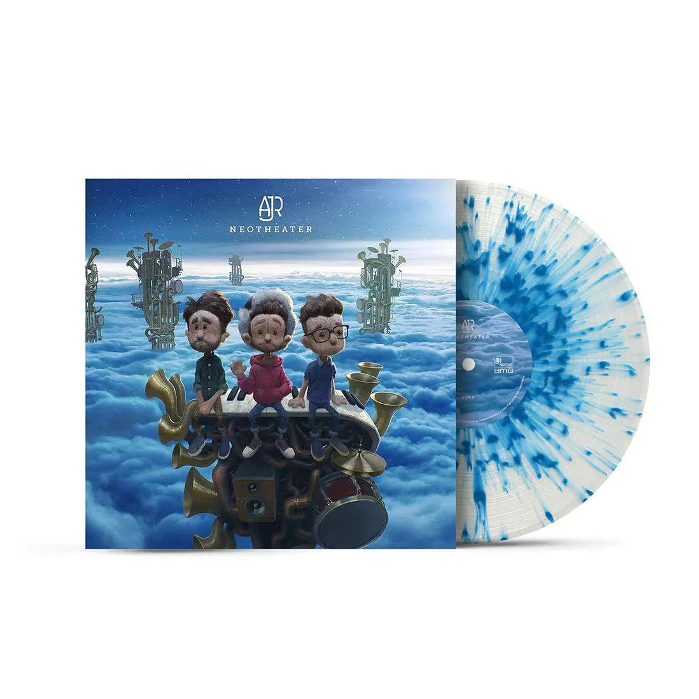 AJR Neotheater (Clear with Blue Splatter) Vinyl Record