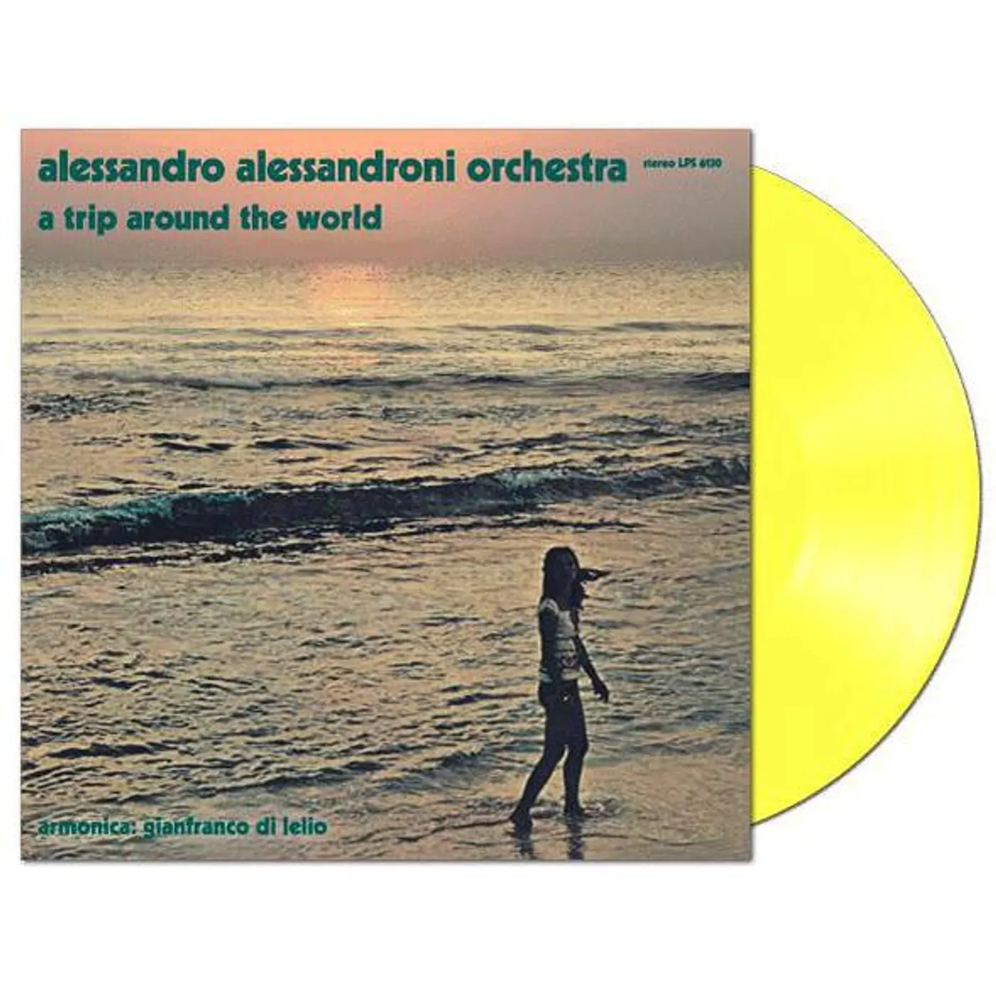 Alessandro Alessandroni Trip Around The World - Original Soundtrack (Clear Yellow) Vinyl Record