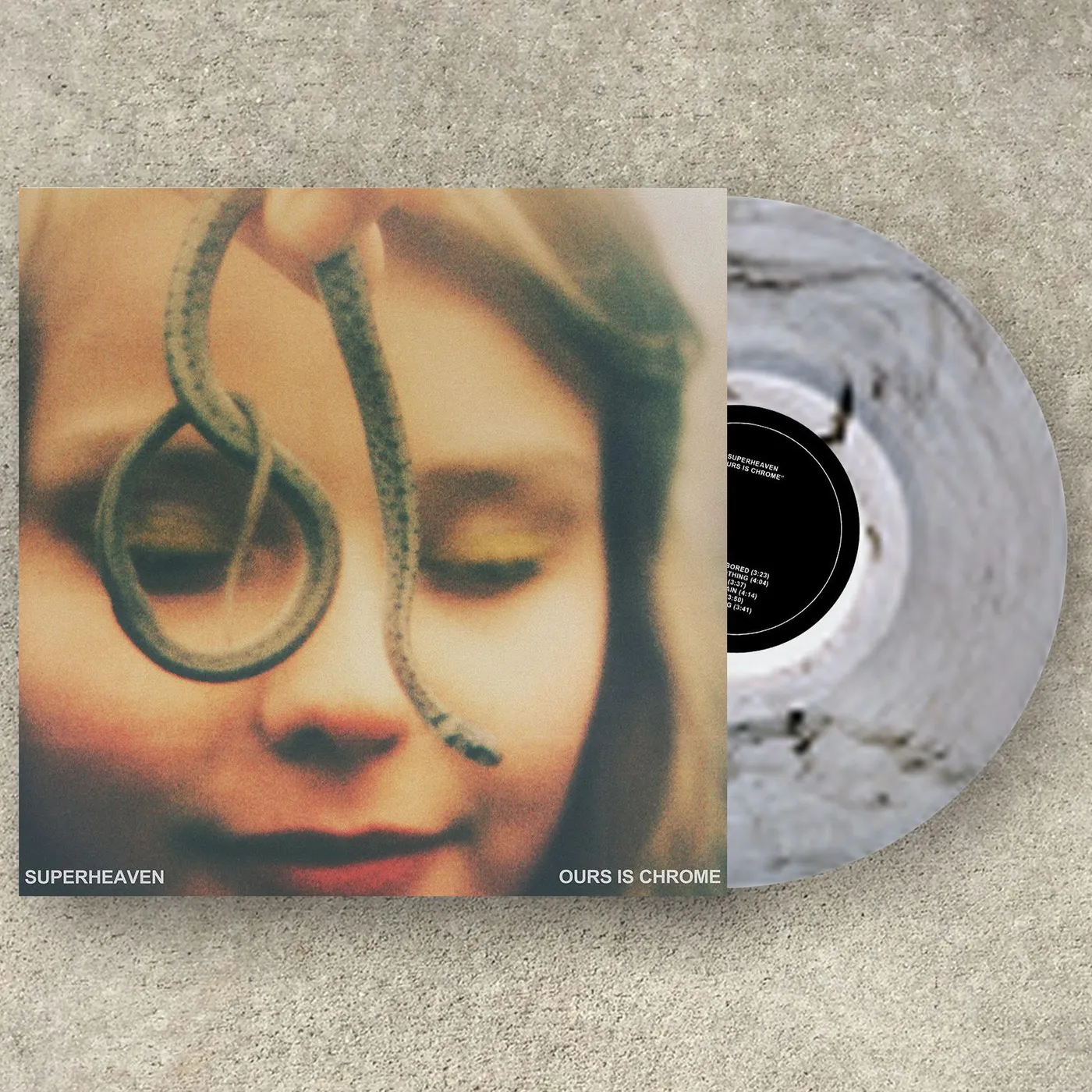 Superheaven Ours Is Chrome (Clear, Black, Smoke) Vinyl Record