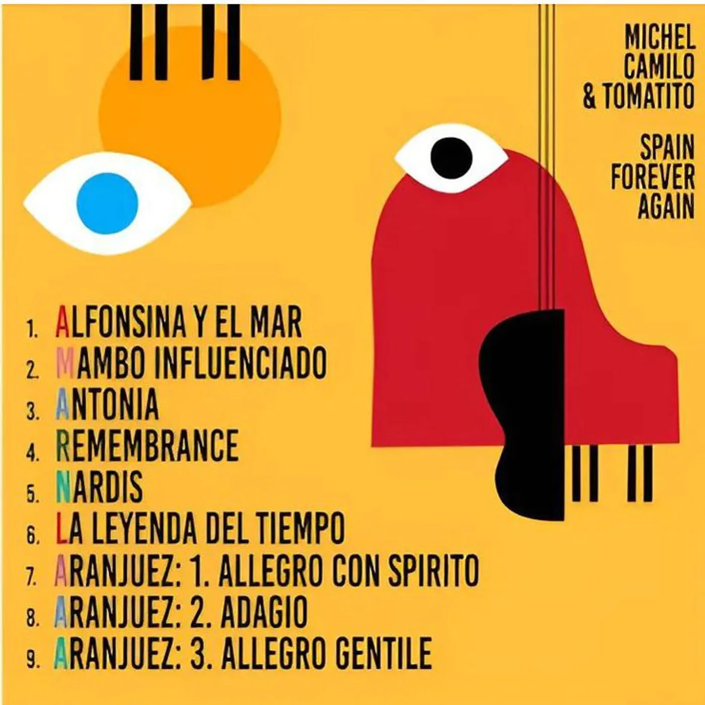 Michel Camilo / Tomatito Spain Forever Again Vinyl Record