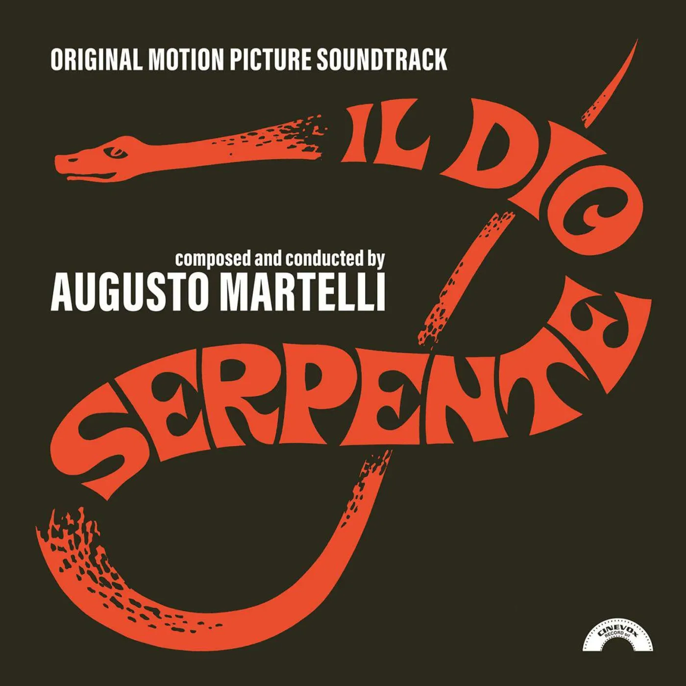 Augusto Martelli IL DIO SERPENTE - Original Soundtrack Vinyl Record