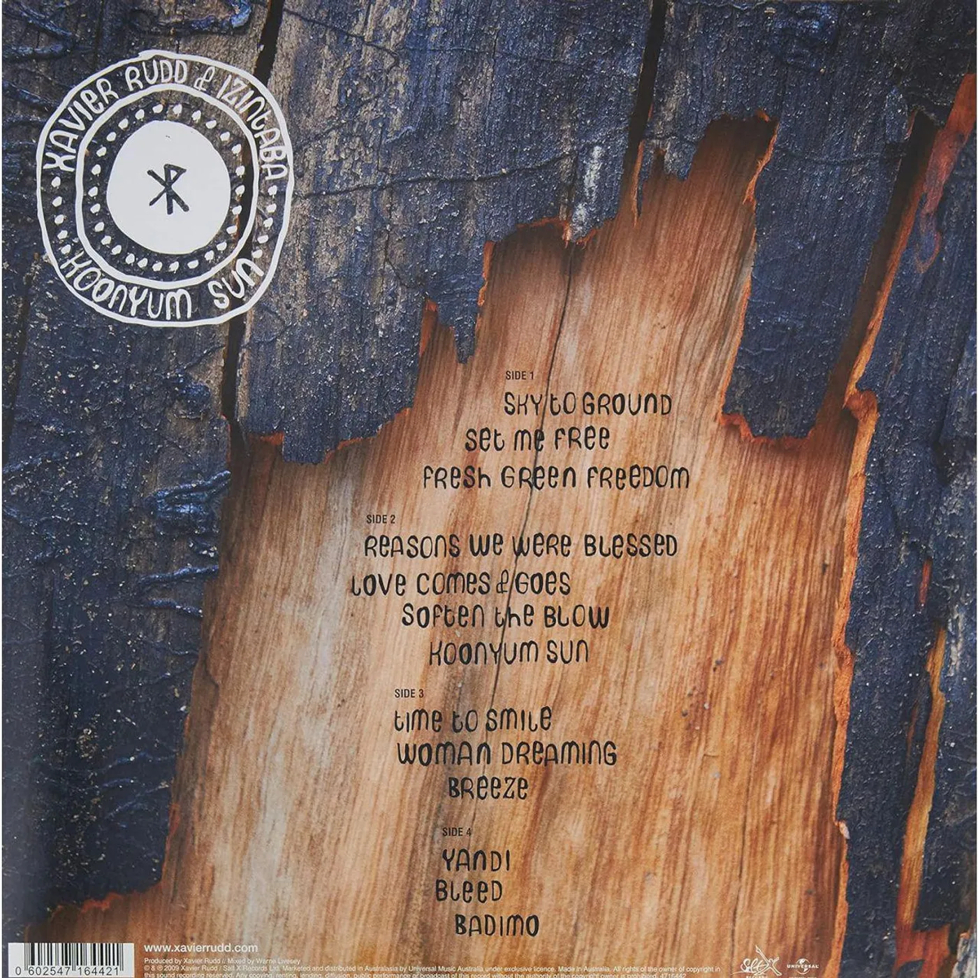 Xavier Rudd KOONYUM SUN Vinyl Record