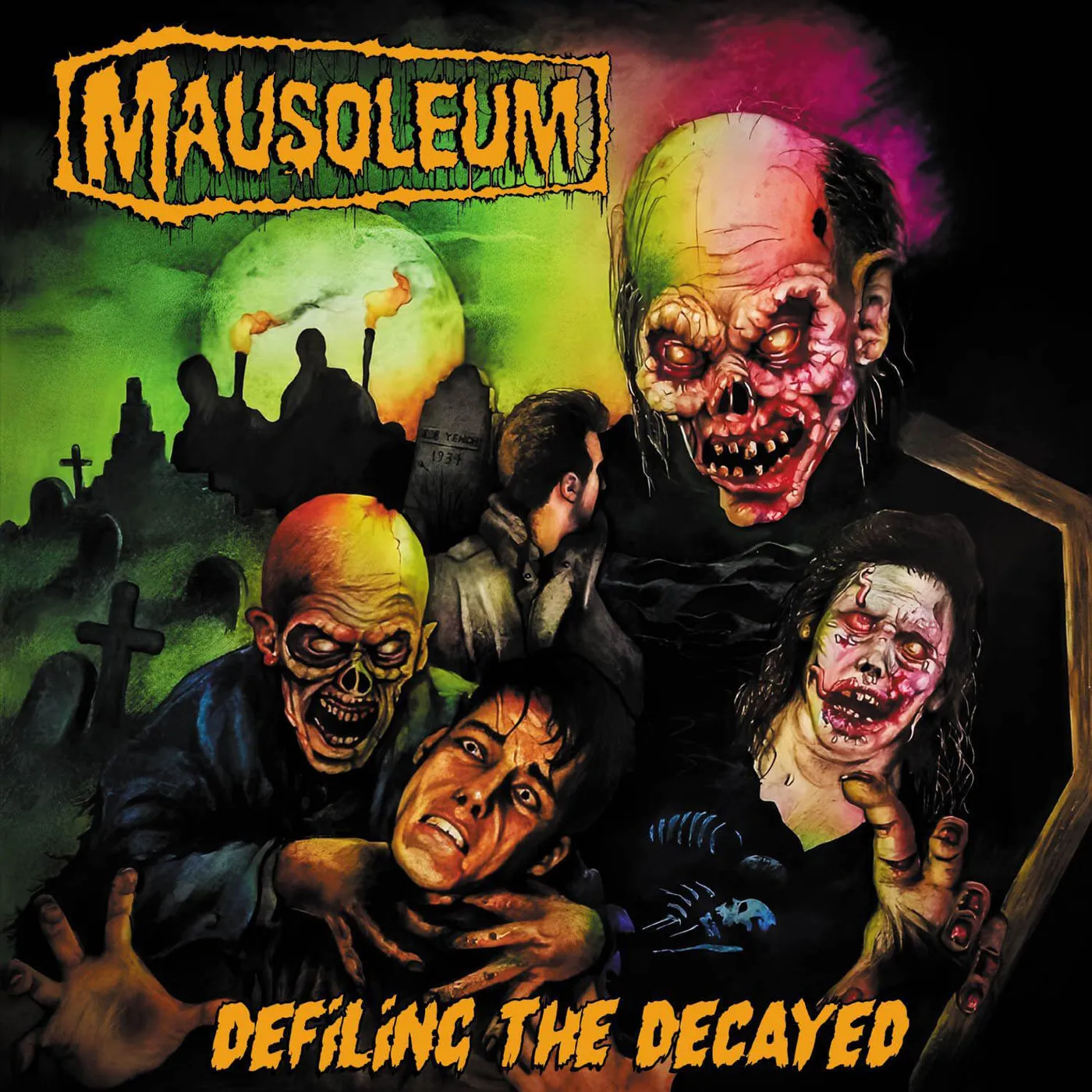 Mausoleum Defiling The Decayed (Limited Edition, Black) Vinyl Record
