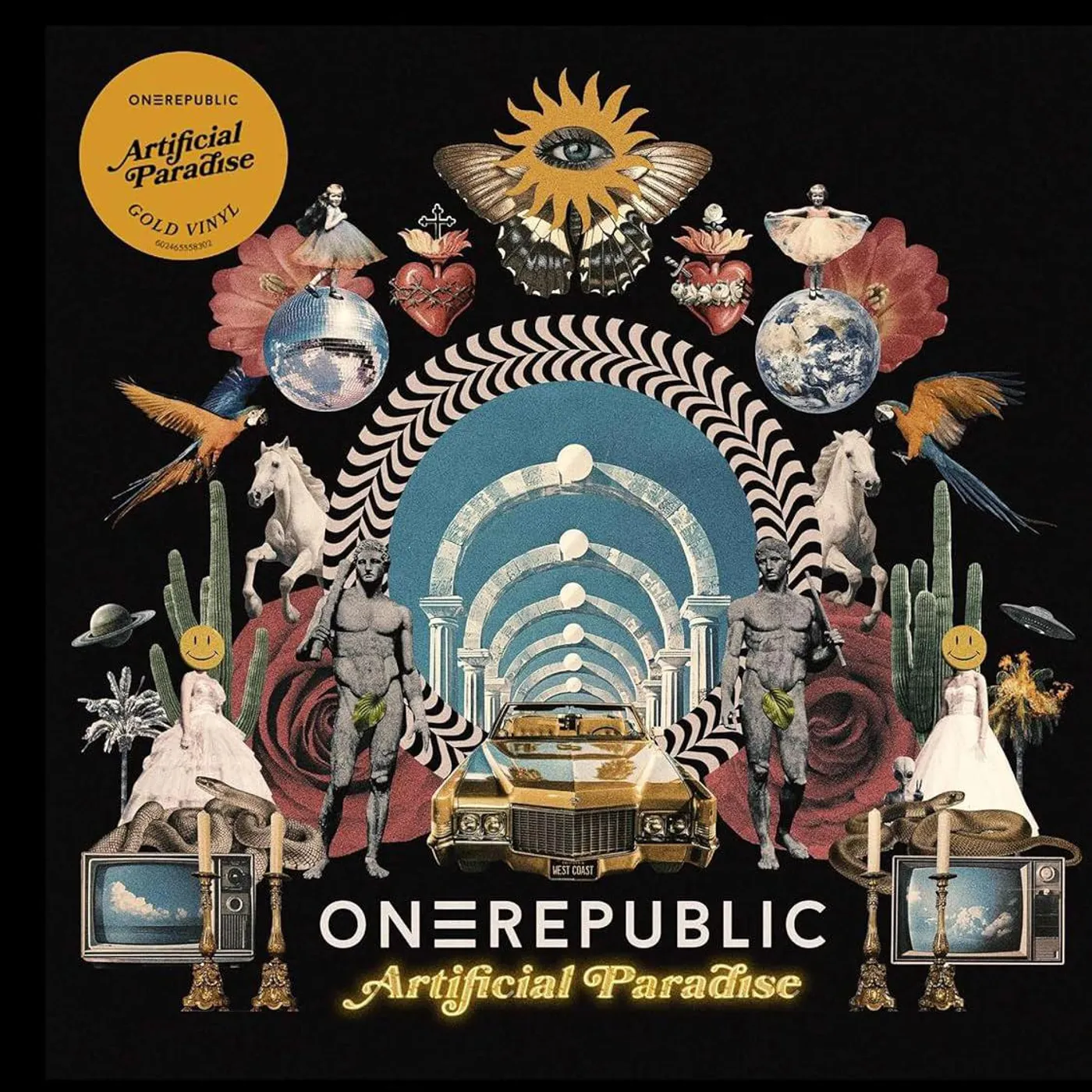 OneRepublic Artificial Paradise (Gold) Vinyl Record