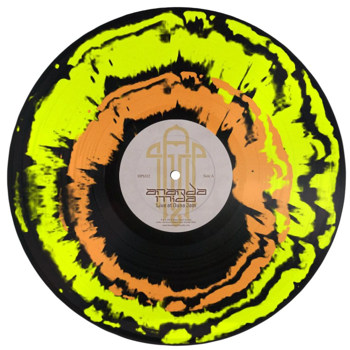 Ananda Mida Live At Duna Jam (Black/Yellow/Orange) Vinyl Record