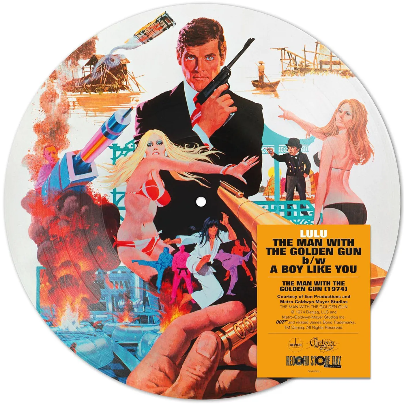 Lulu James Bond: The Man With The Golden Gun Vinyl Record