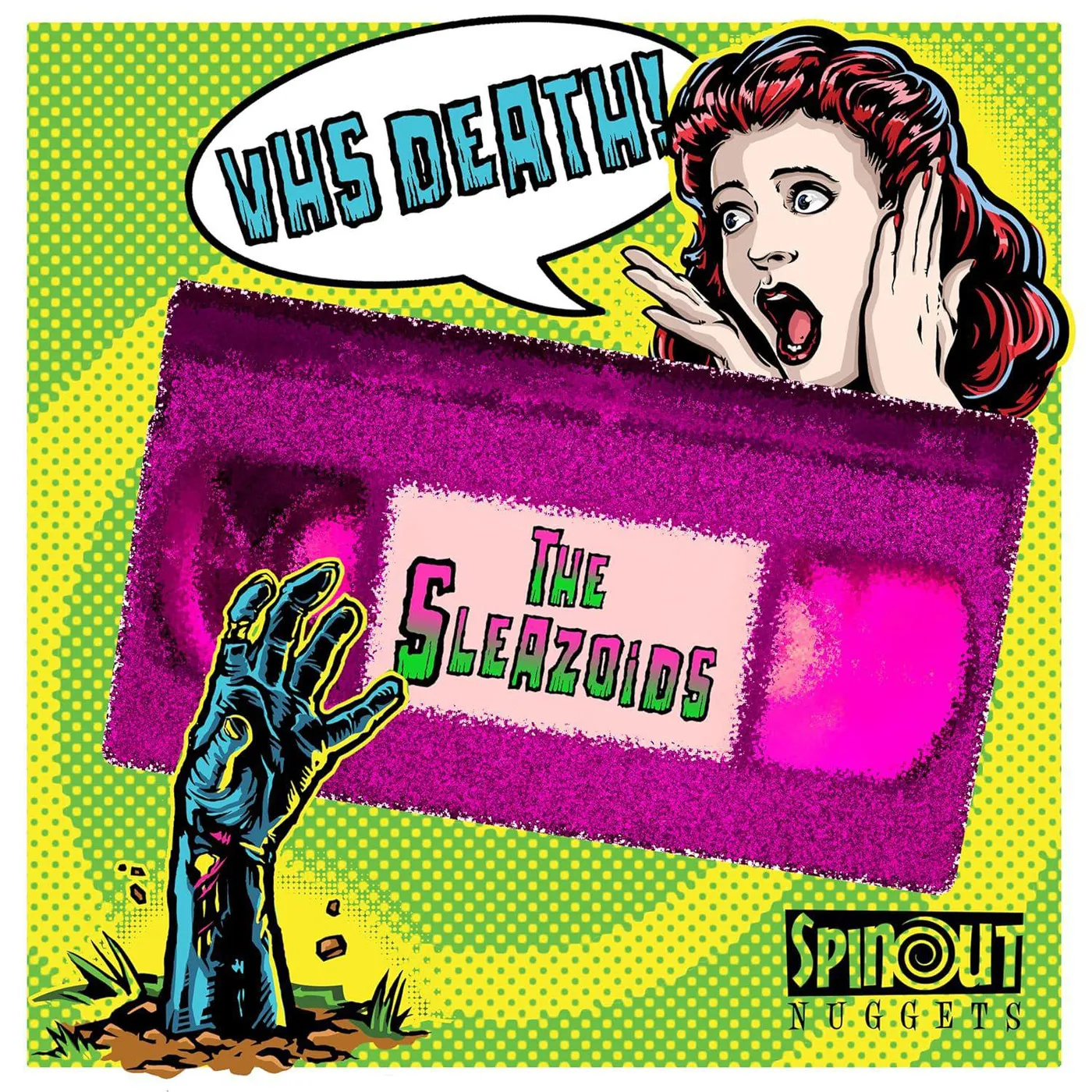 The Sleazoids VHS Death Vinyl Record