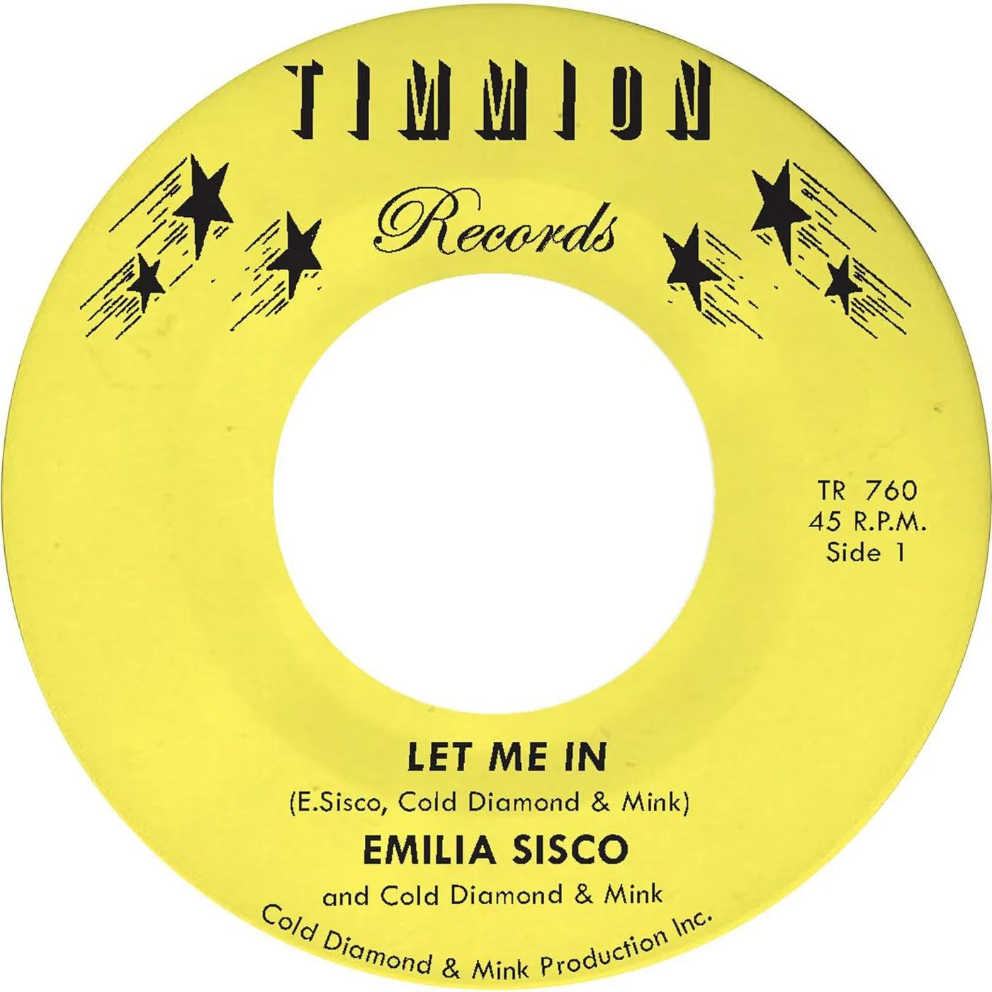 Cold Diamond & Mink / Emilia Sisco Let Me In Vinyl Record