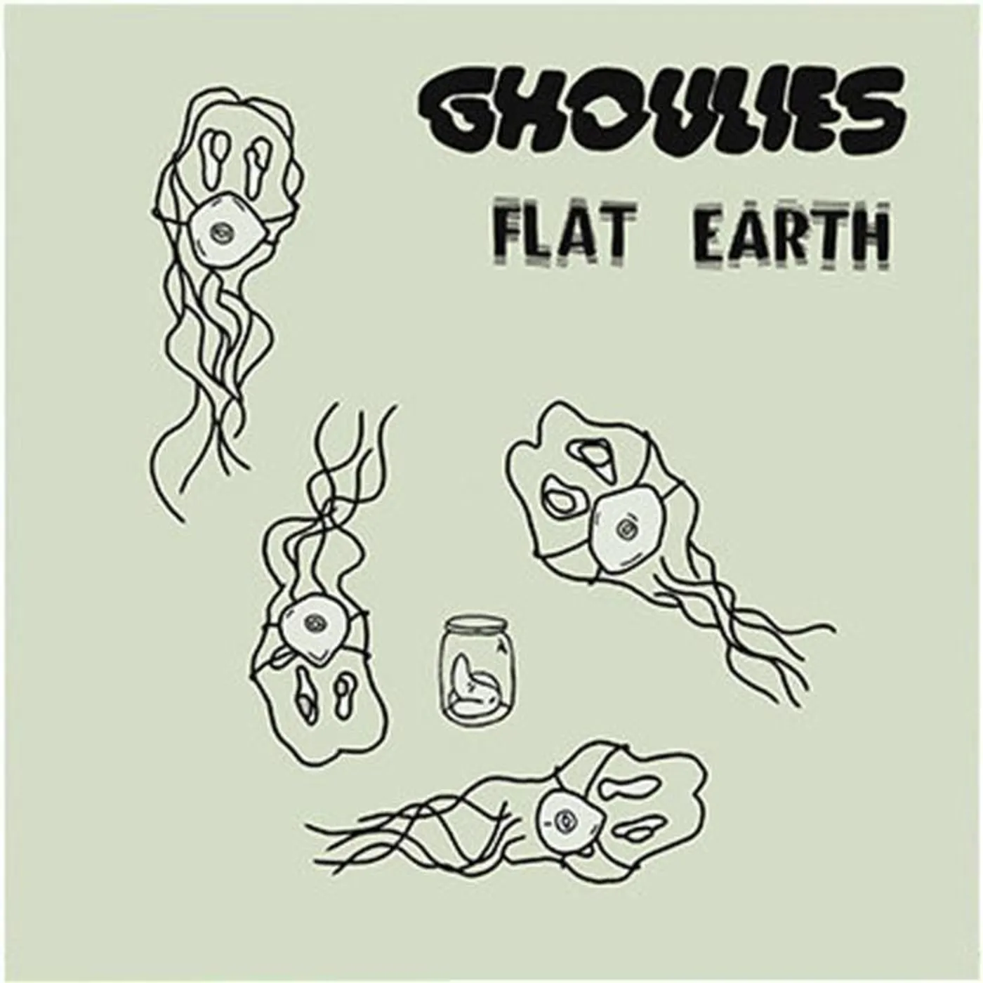 Ghoulies Flat Earth (Bottle Green) Vinyl Record