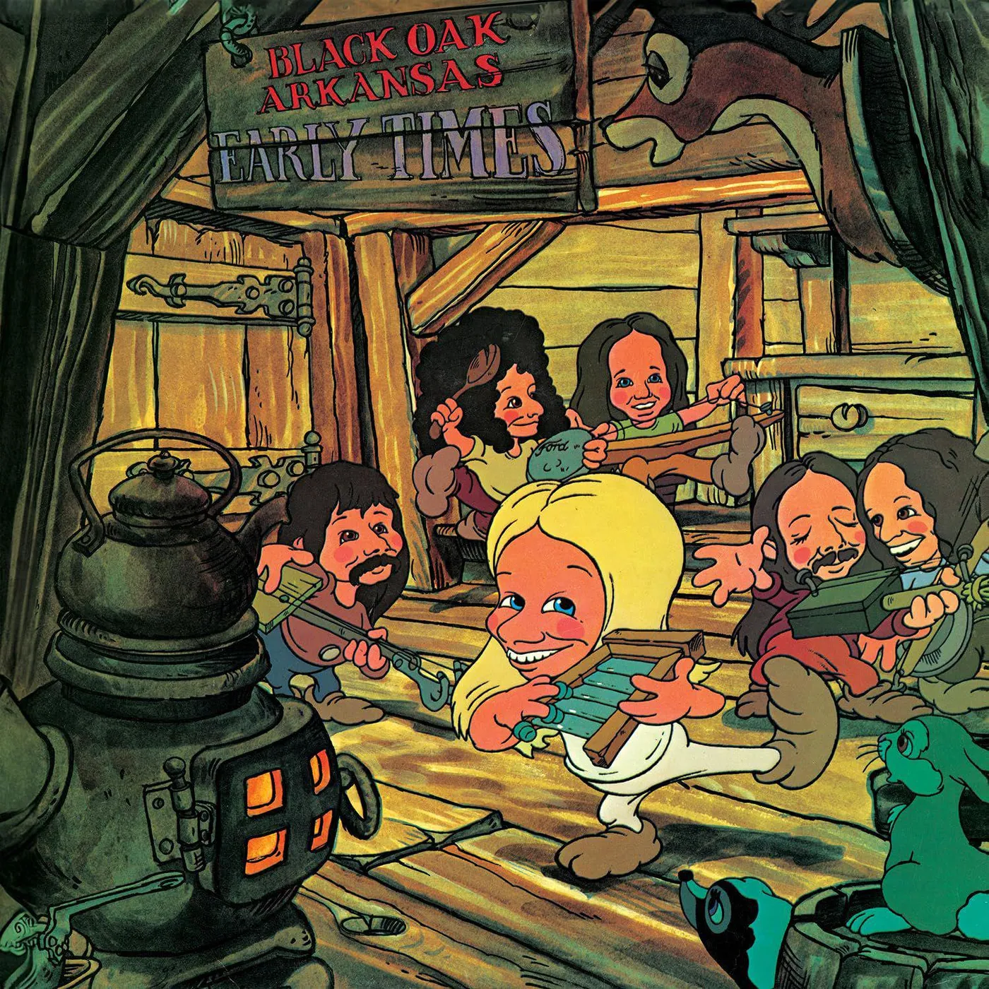 Black Oak Arkansas Early Times (Red, Reissue) Vinyl Record