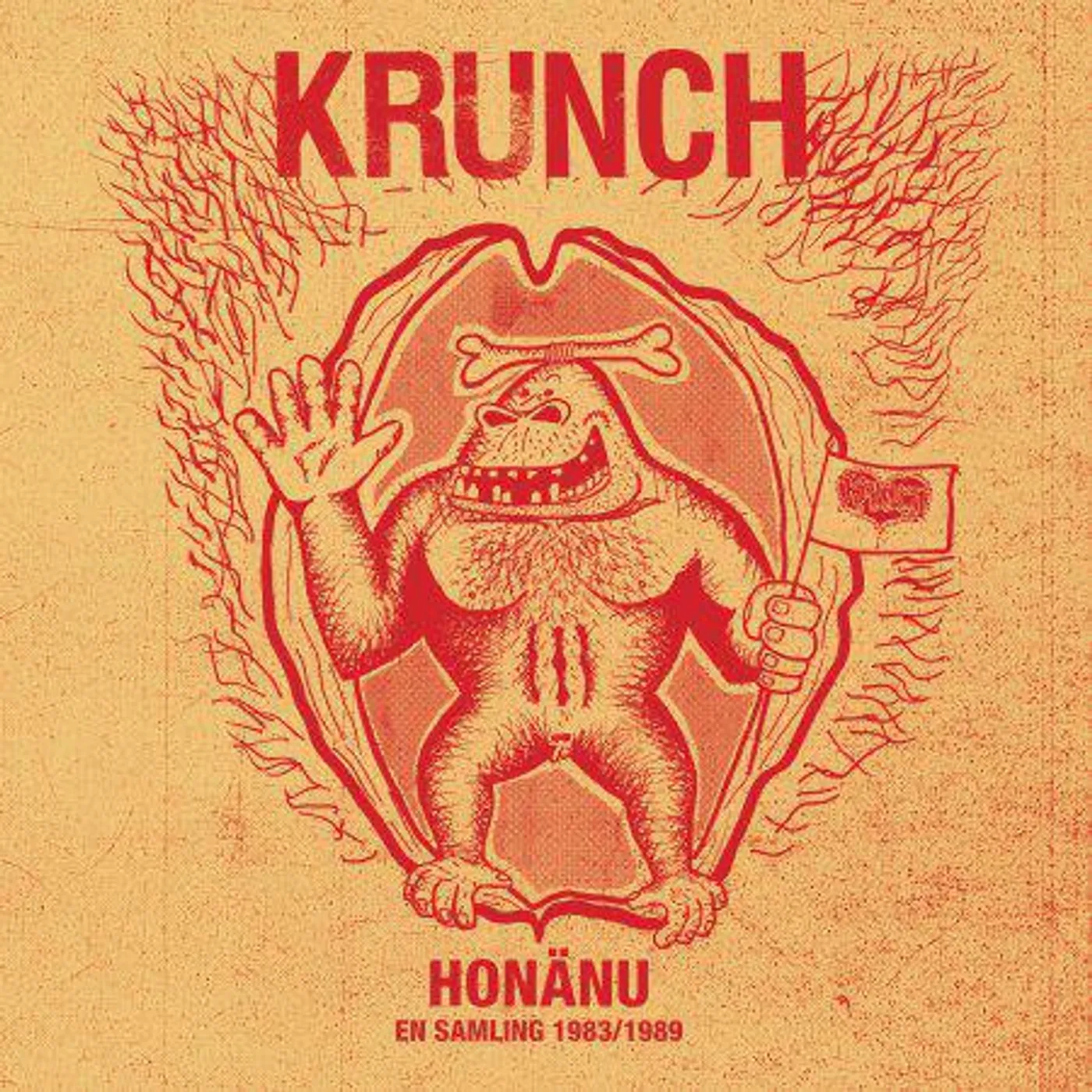 Krunch Honanu En Samling 1983-1989 (Limited/Orange) Vinyl Record