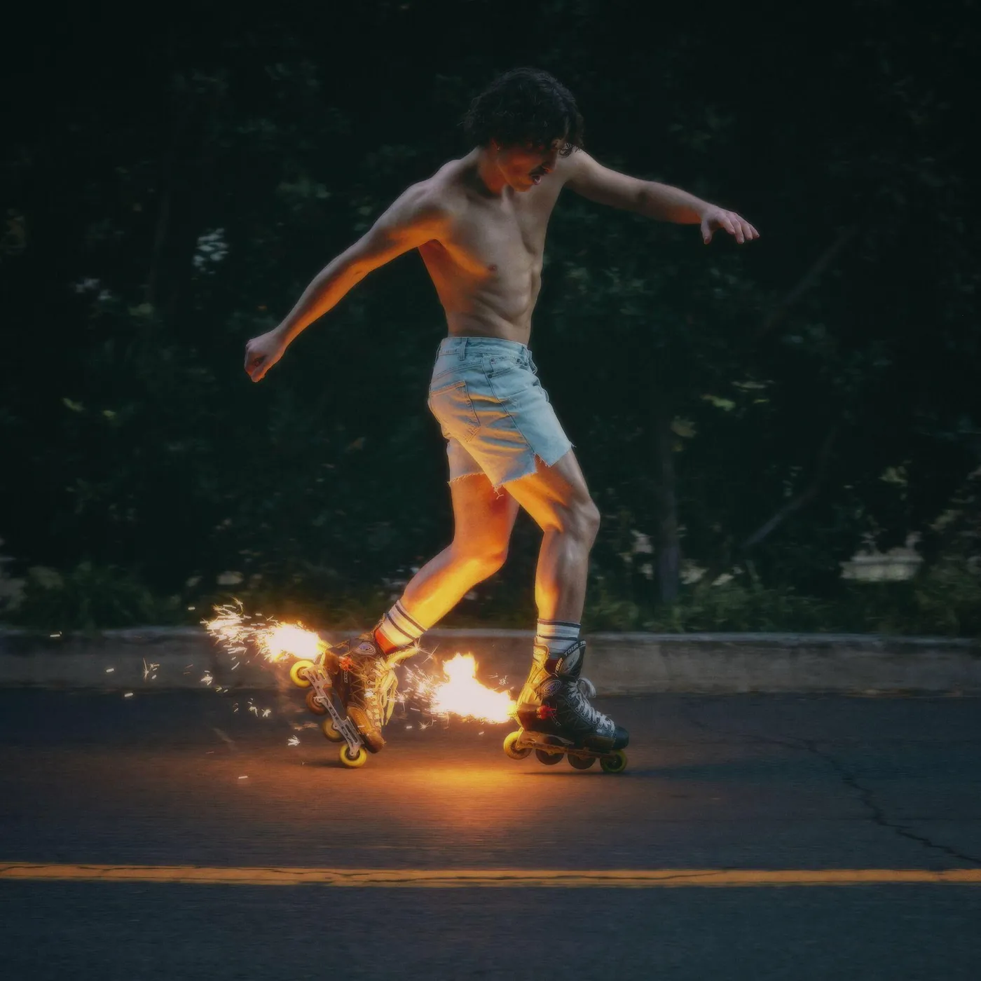 Benson Boone Fireworks & Rollerblades (Clear) Vinyl Record
