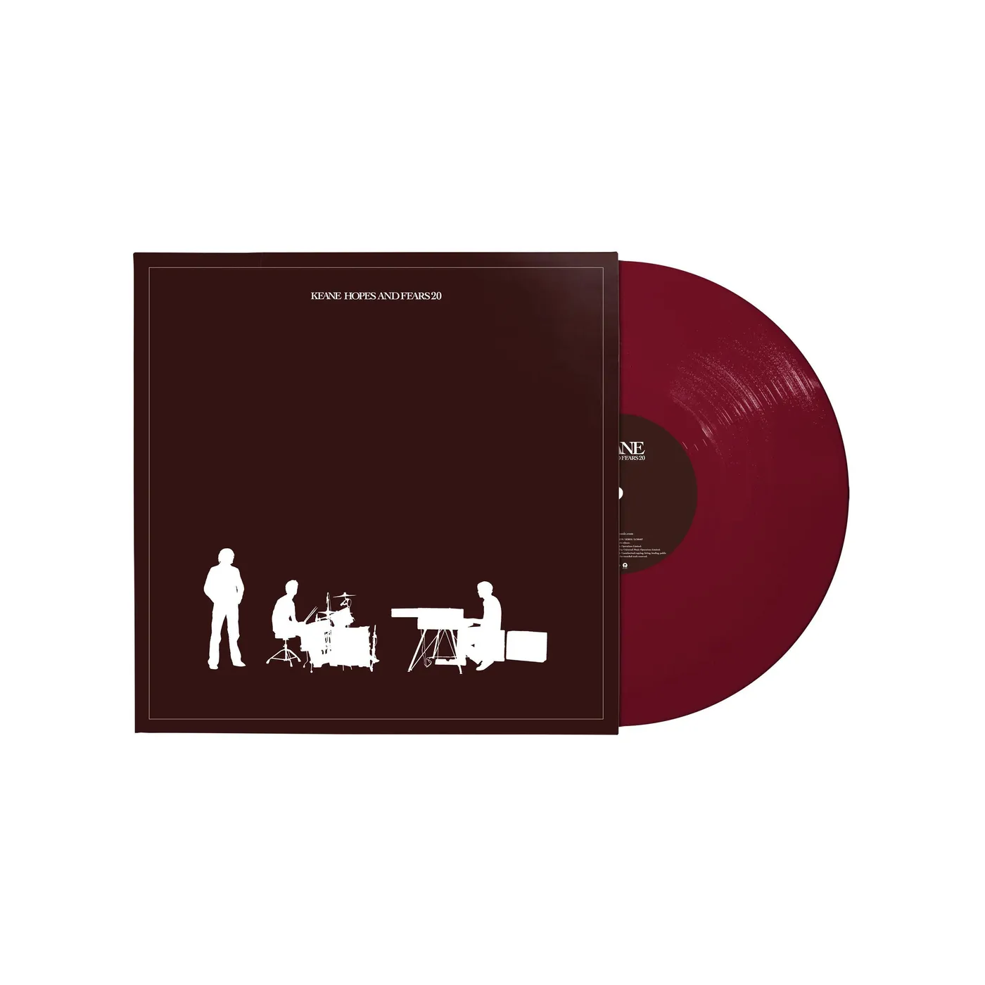 Keane Hopes & Fears 20 (Limited/Burgundy) Vinyl Record