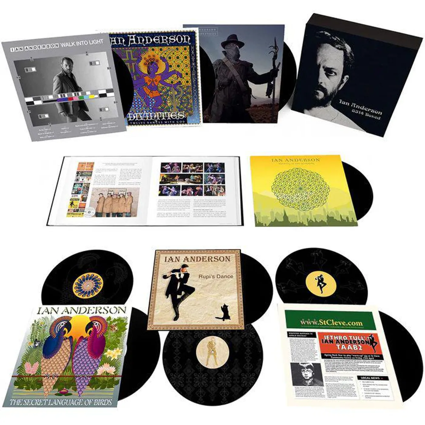 Ian Anderson 8314 Boxed (Oversize Item Split, 10 Discs Boxed Set, With Book) Vinyl Record