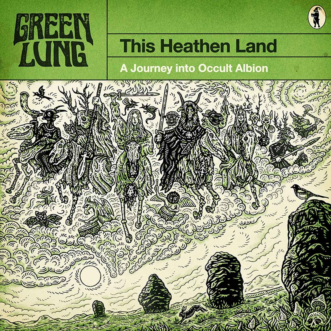 Green Lung This Heathen Land (Natural/Green Splatter) Vinyl Record