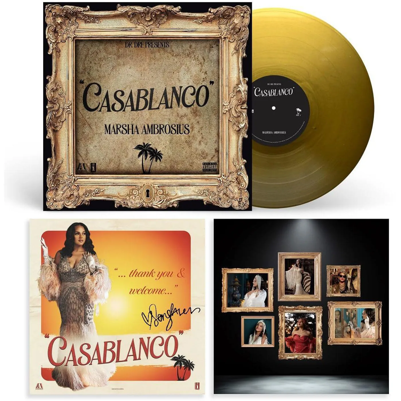 Marsha Ambrosius Casablanco (Signed Gold/Limited Edition) Vinyl Record
