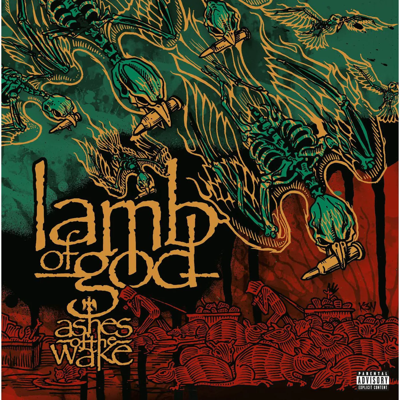 Lamb of God Ashes Of The Wake (2 LP/Deluxe Edition/Bonus Tracks/Anniversary Edition/Expanded Version) Vinyl Record