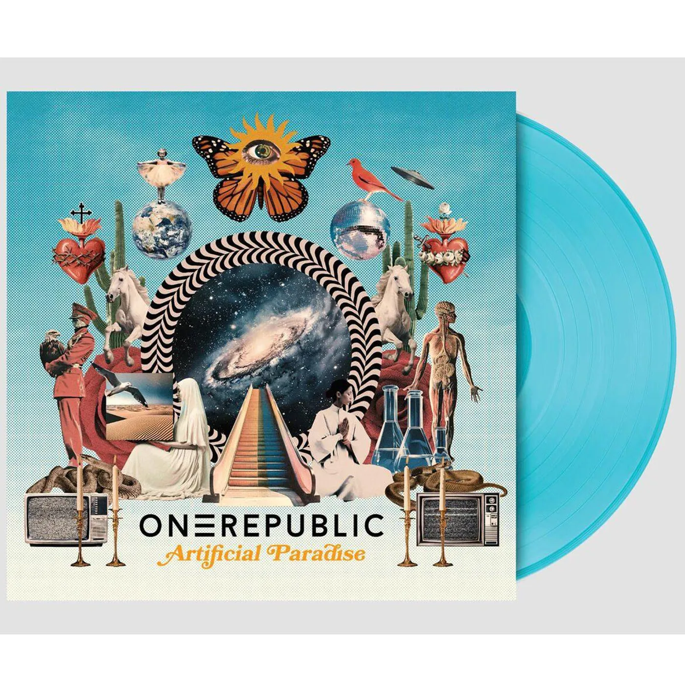 OneRepublic  Artificial Paradise (Limited 'Sea Breeze' Blue, Alternate Cover) Vinyl Record