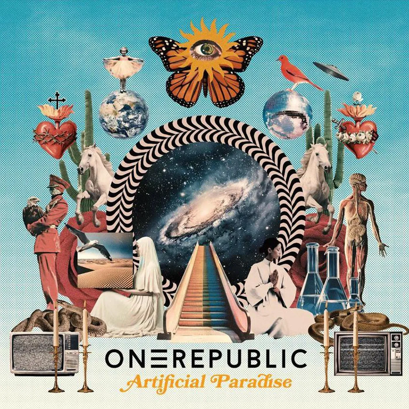 OneRepublic  Artificial Paradise (Limited 'Sea Breeze' Blue, Alternate Cover) Vinyl Record