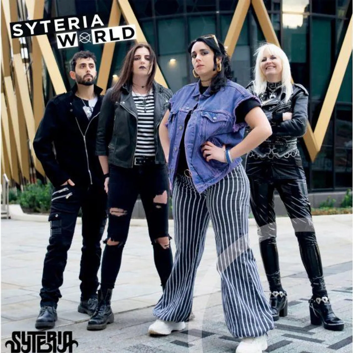 Syteria World - Marbled Black & Blue Vinyl Record