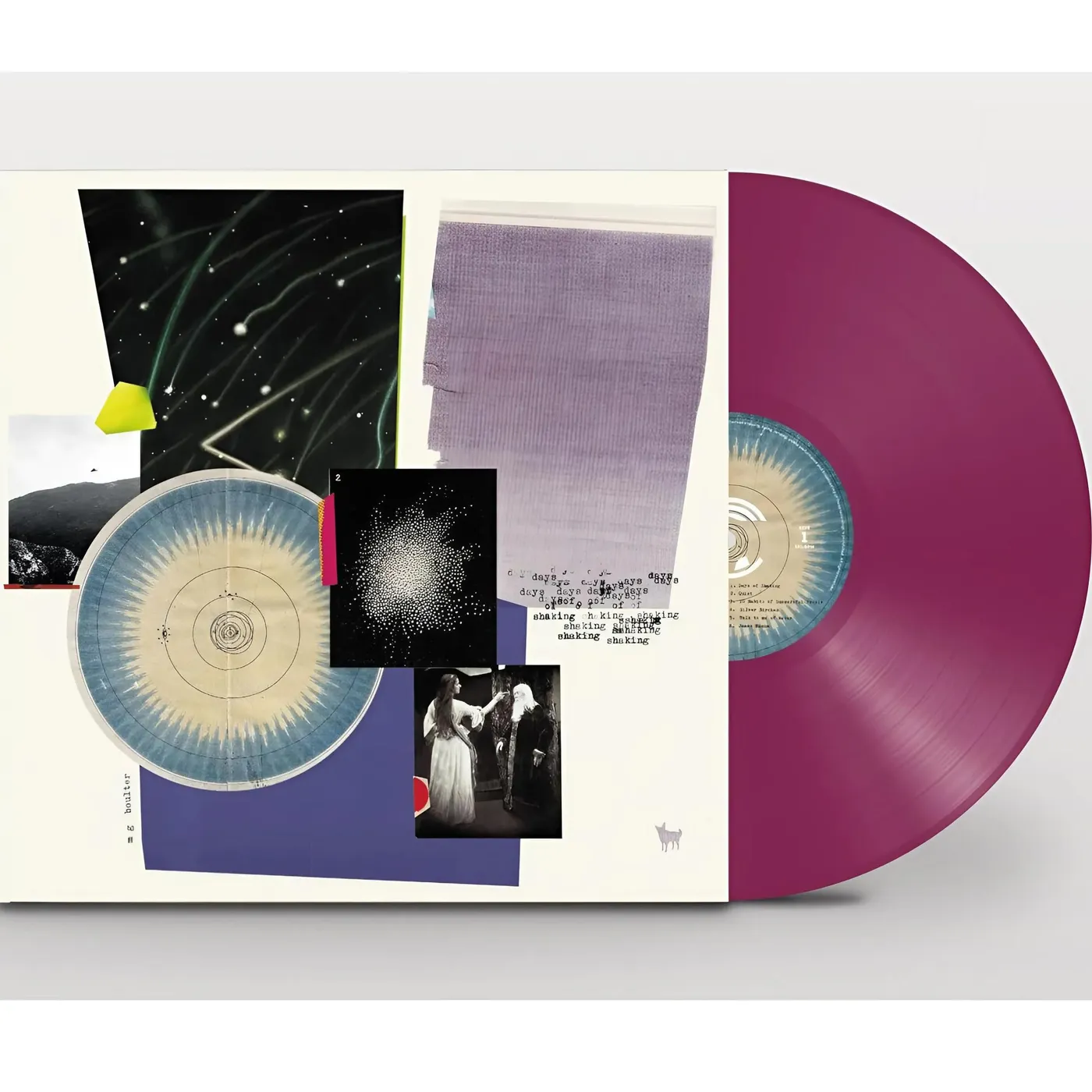 M G Boulter Days Of Shaking (Purple) Vinyl Record