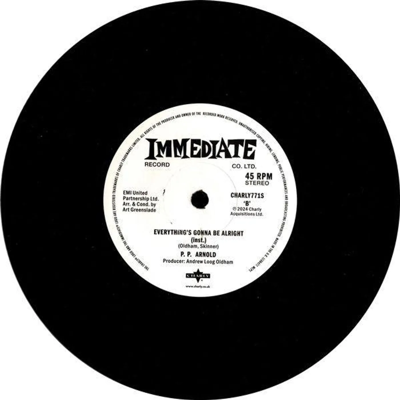 P.P. Arnold Everything Is Gonna Be Alright / Everything Remix Vinyl Record