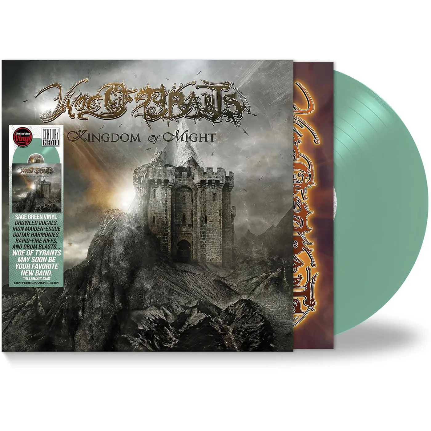 Woe Of Tyrants Kingdom Of Might (Lime/Limited Edition/Remastered) Vinyl Record