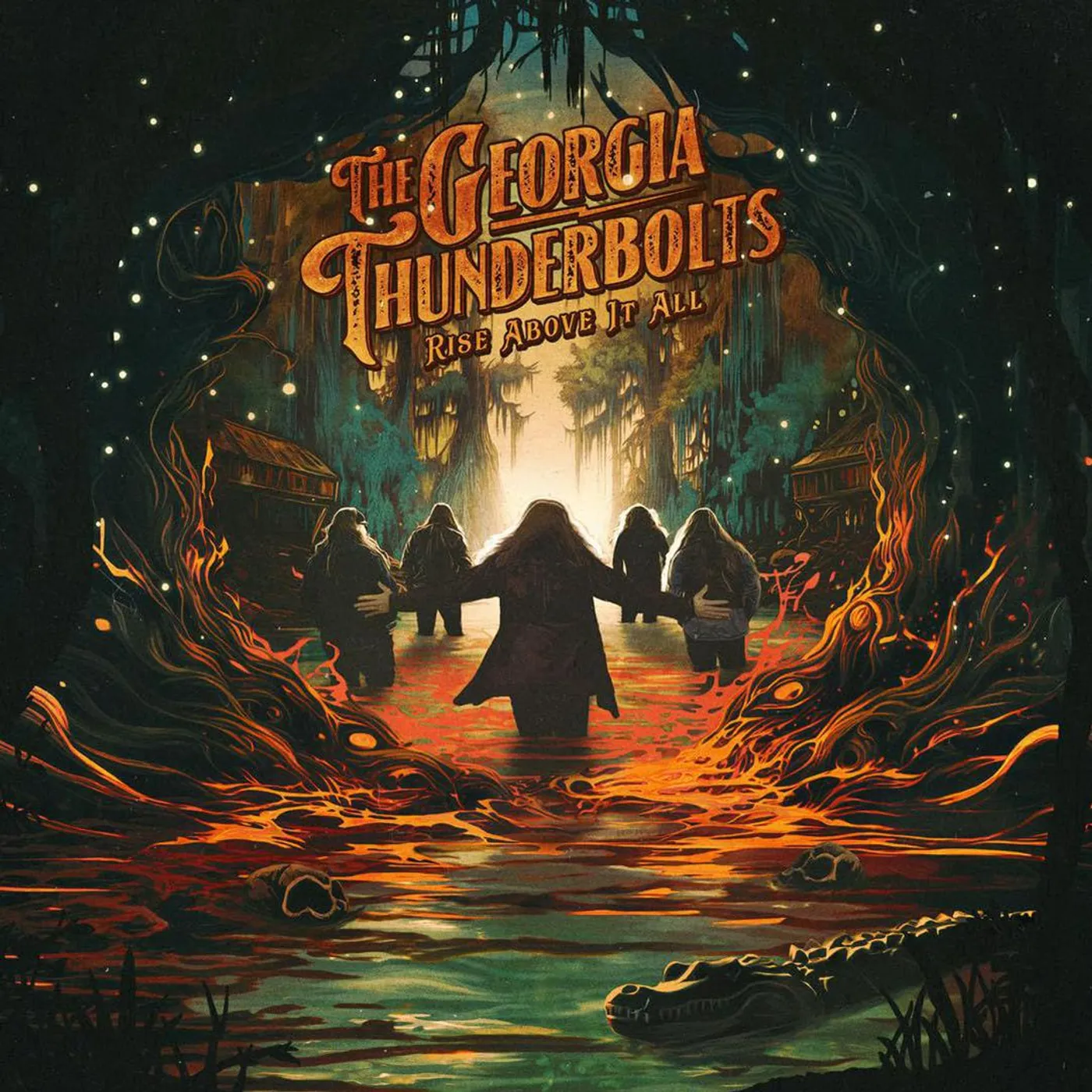 The Georgia Thunderbolts Rise Above It All (Orange) Vinyl Record