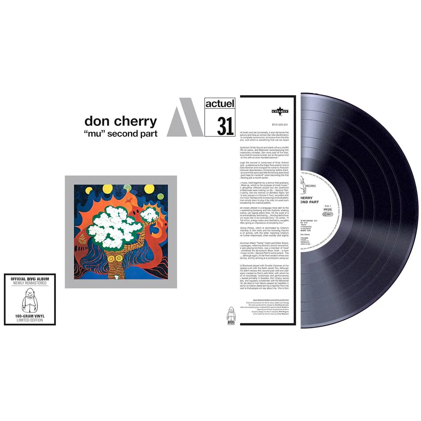 Don Cherry Mu, Second Part (180G) Vinyl Record