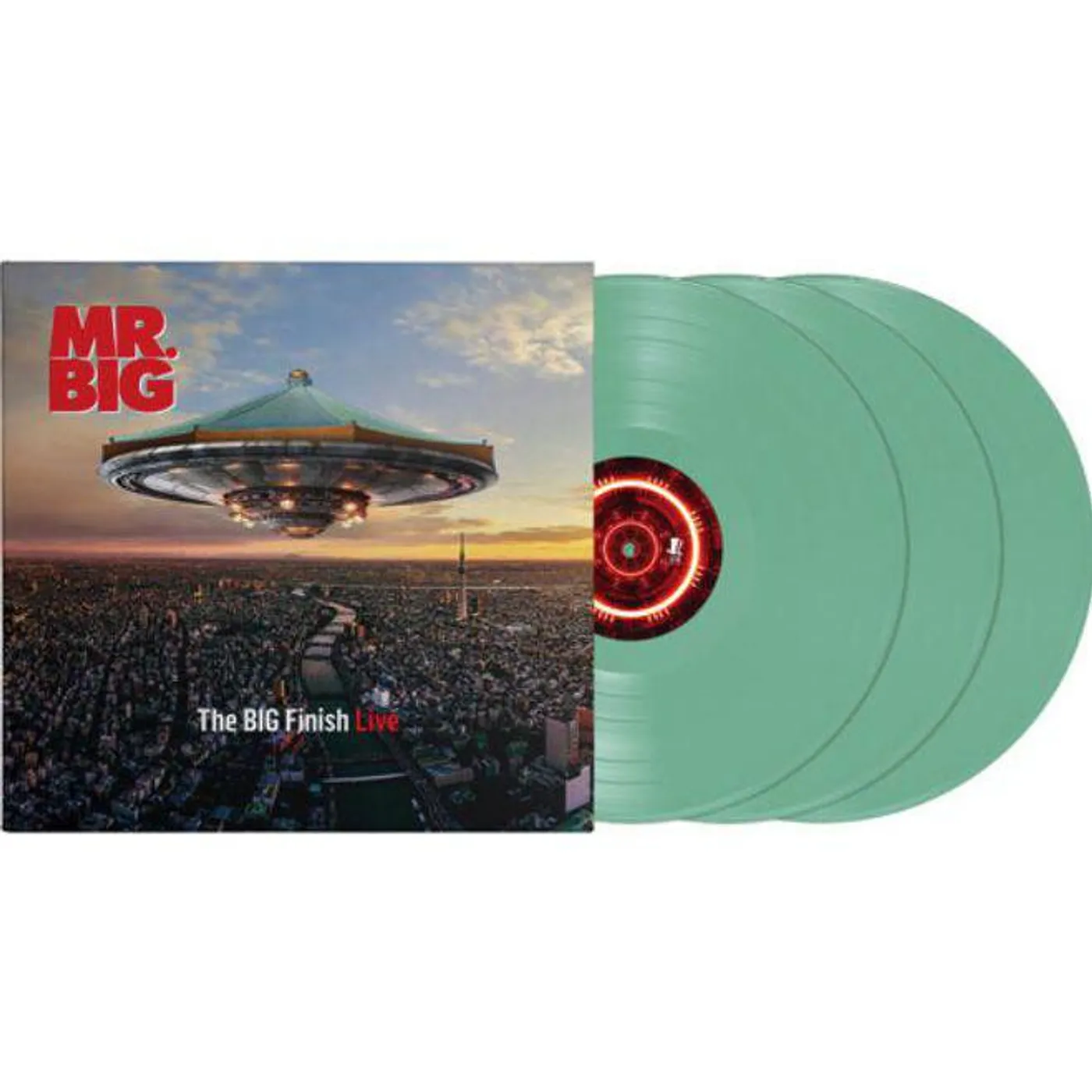 Mr. Big Big Finish Live (3LP/Green) Vinyl Record