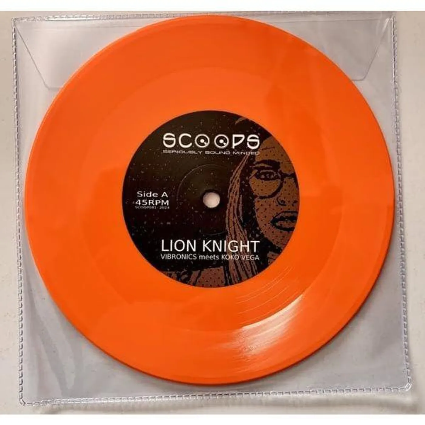 Vibronics Meets Koko Vega Lion Knight (7" Single/Orange) Vinyl Record