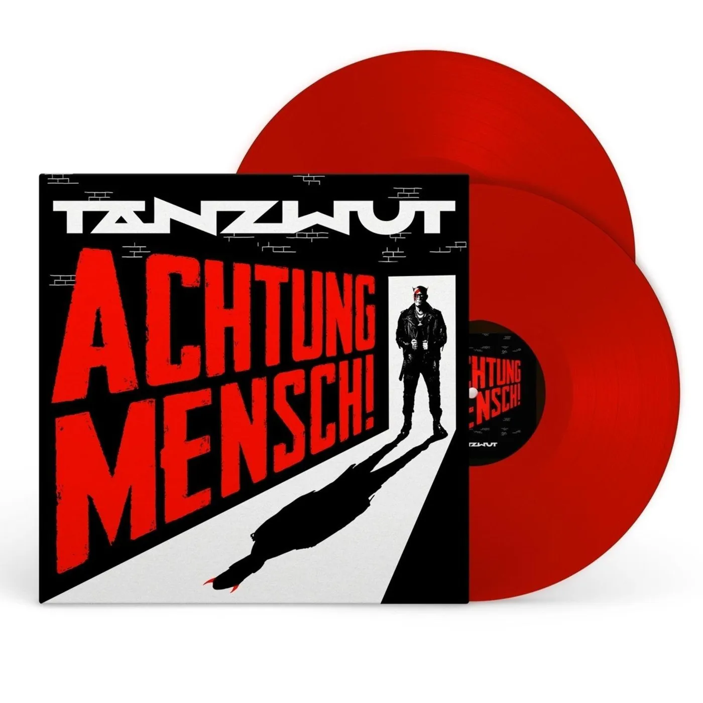 Tanzwut Achtung Mensch (Red) Vinyl Record