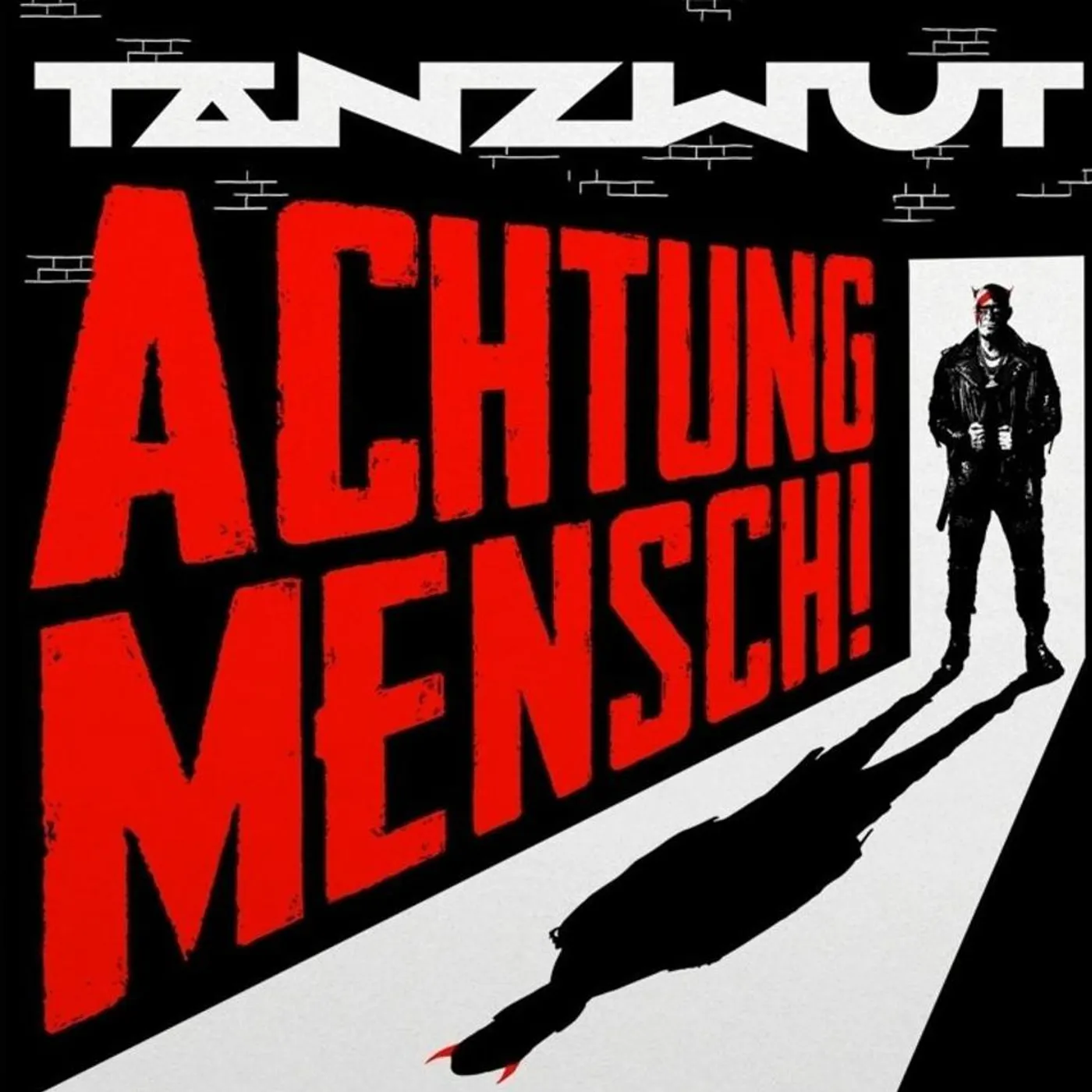 Tanzwut Achtung Mensch (Red) Vinyl Record