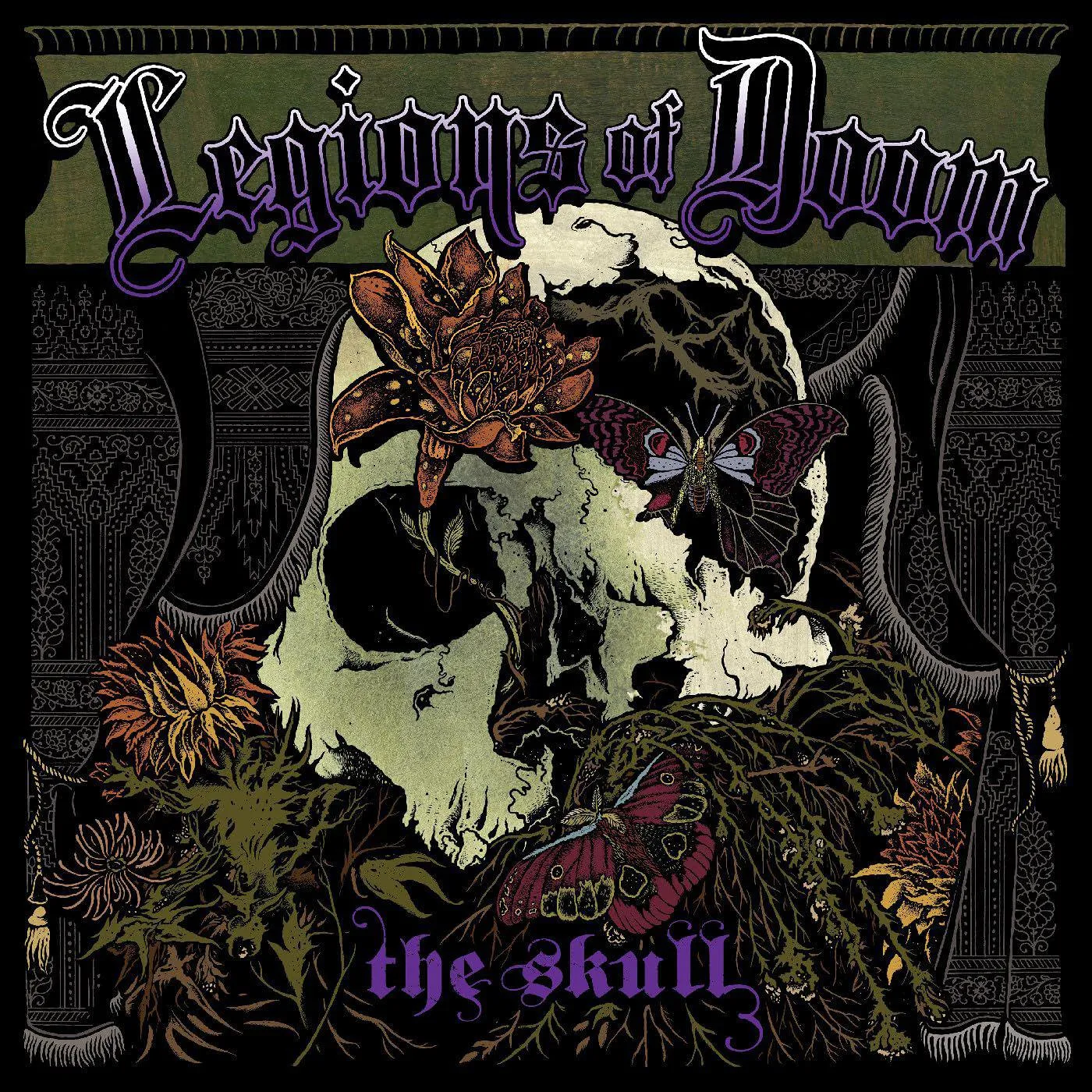 Legions Of Doom Skull 3 (Green) Vinyl Record