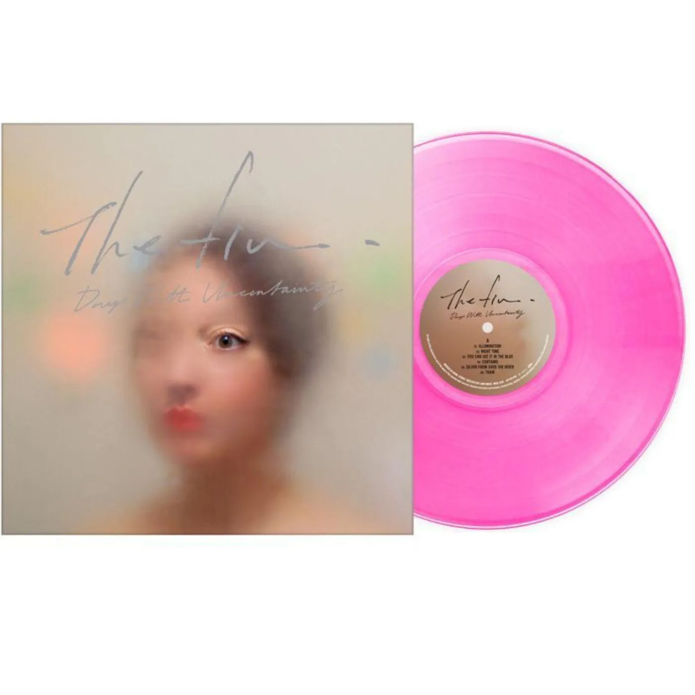 The fin.  Days With Uncertainty (Clear, Pink) Vinyl Record