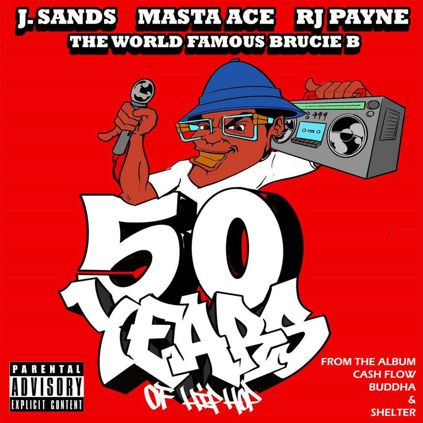 J Sands 50 Years Of Hip-hop (7" Single) Vinyl Record