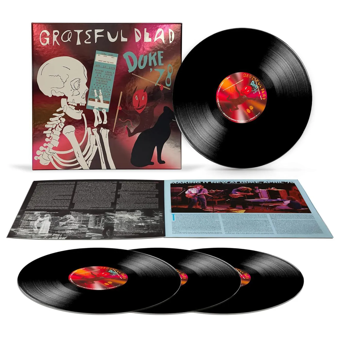 Grateful Dead Duke '78 (4LP/180G/Box Set/Limited) Vinyl Record