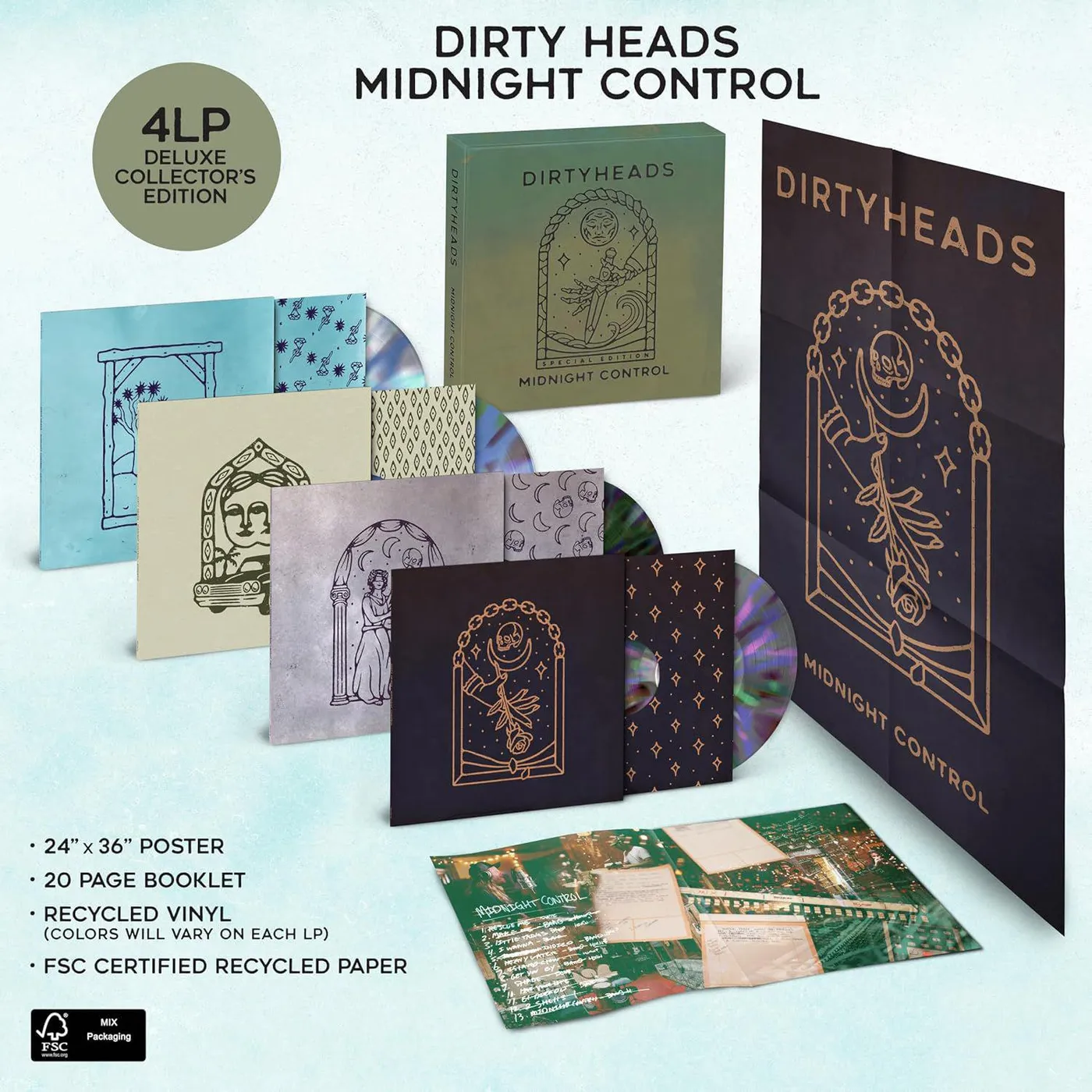 Dirty Heads Midnight Control Deluxe: Collector's Edition [Explicit Content] (Boxed Set) (Vinyl)
